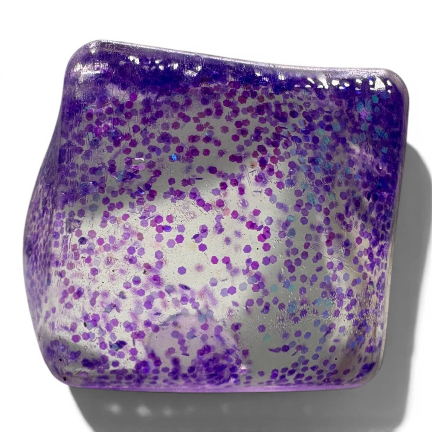 Assorted Glitter Squishy Cube 12ct PDQ