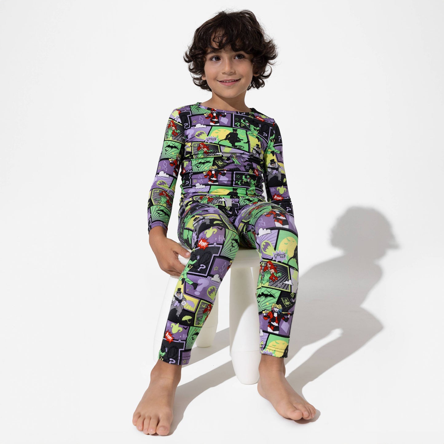 Batman Baddies Bamboo Kids Pajamas: 4T