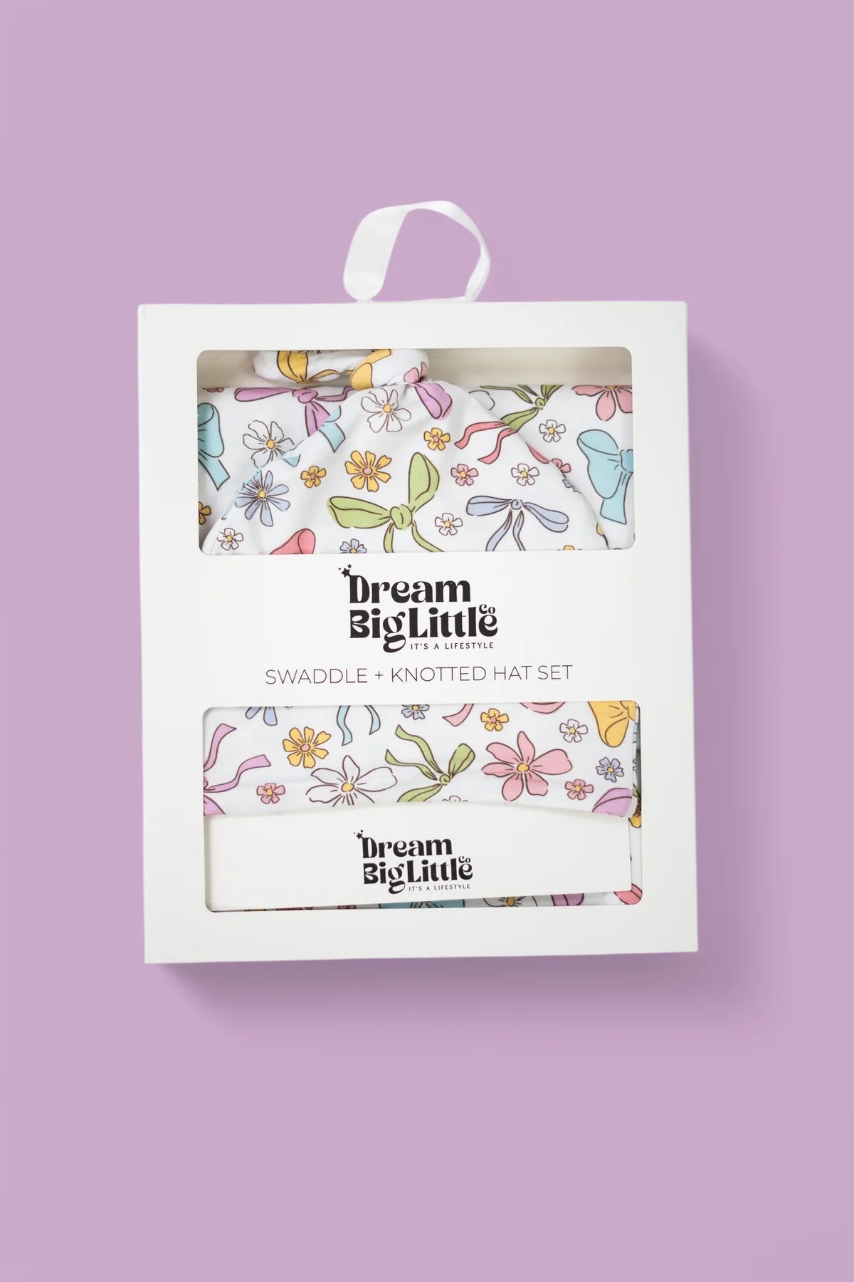 Bow Garden Dream Swaddle & Beanie