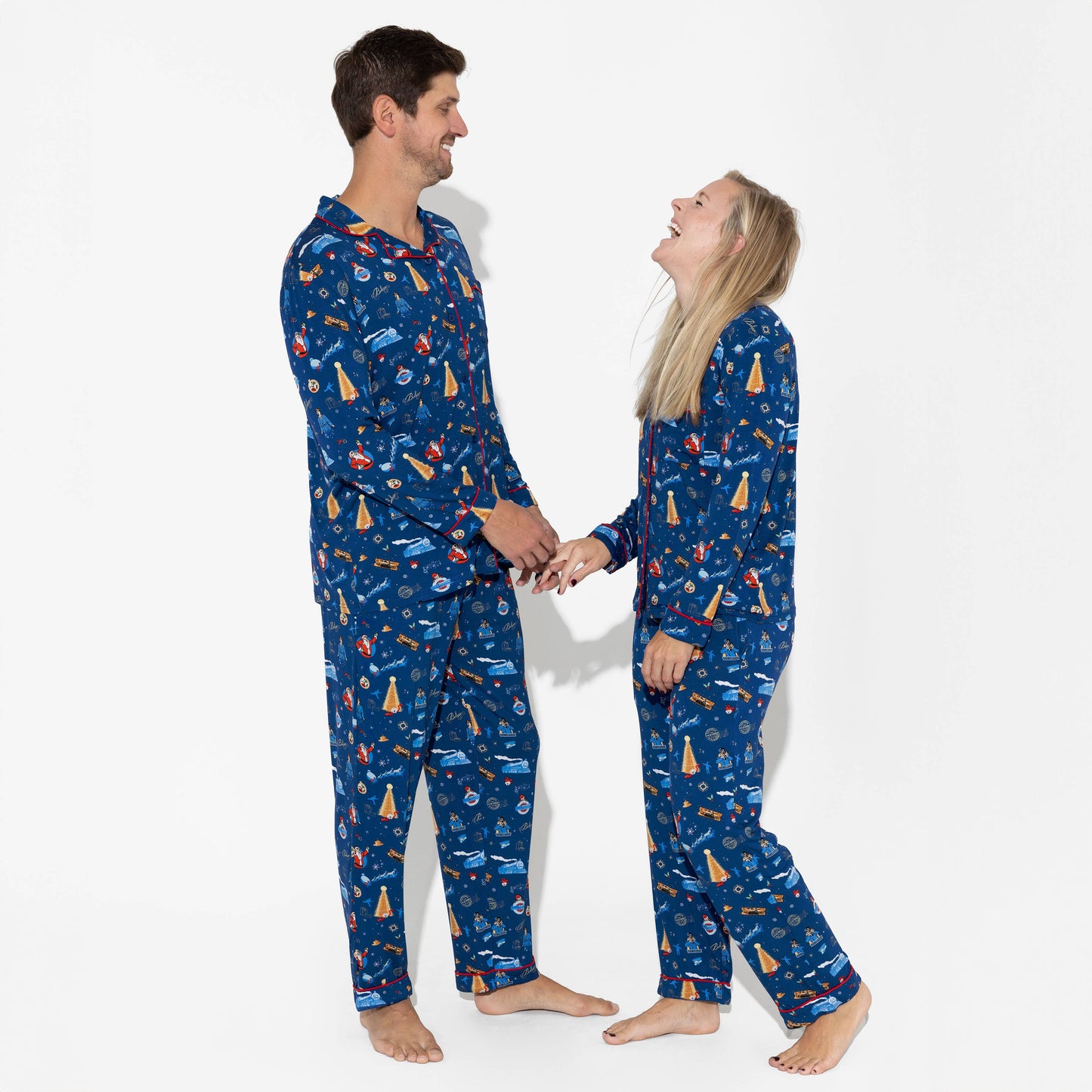 The Polar Express Bamboo Women's Pajama Set: M