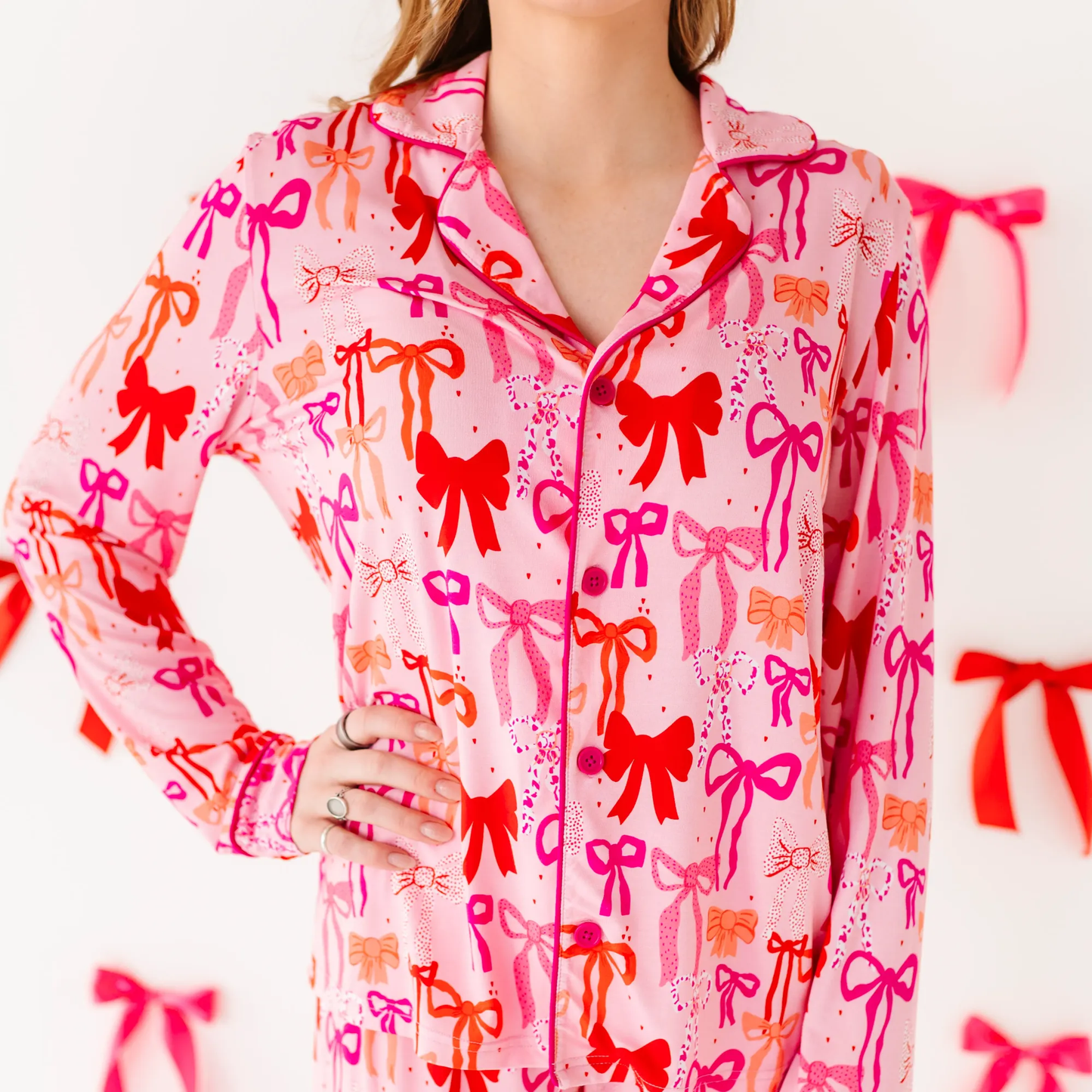 Bows Womens Luxe Lounge Set
