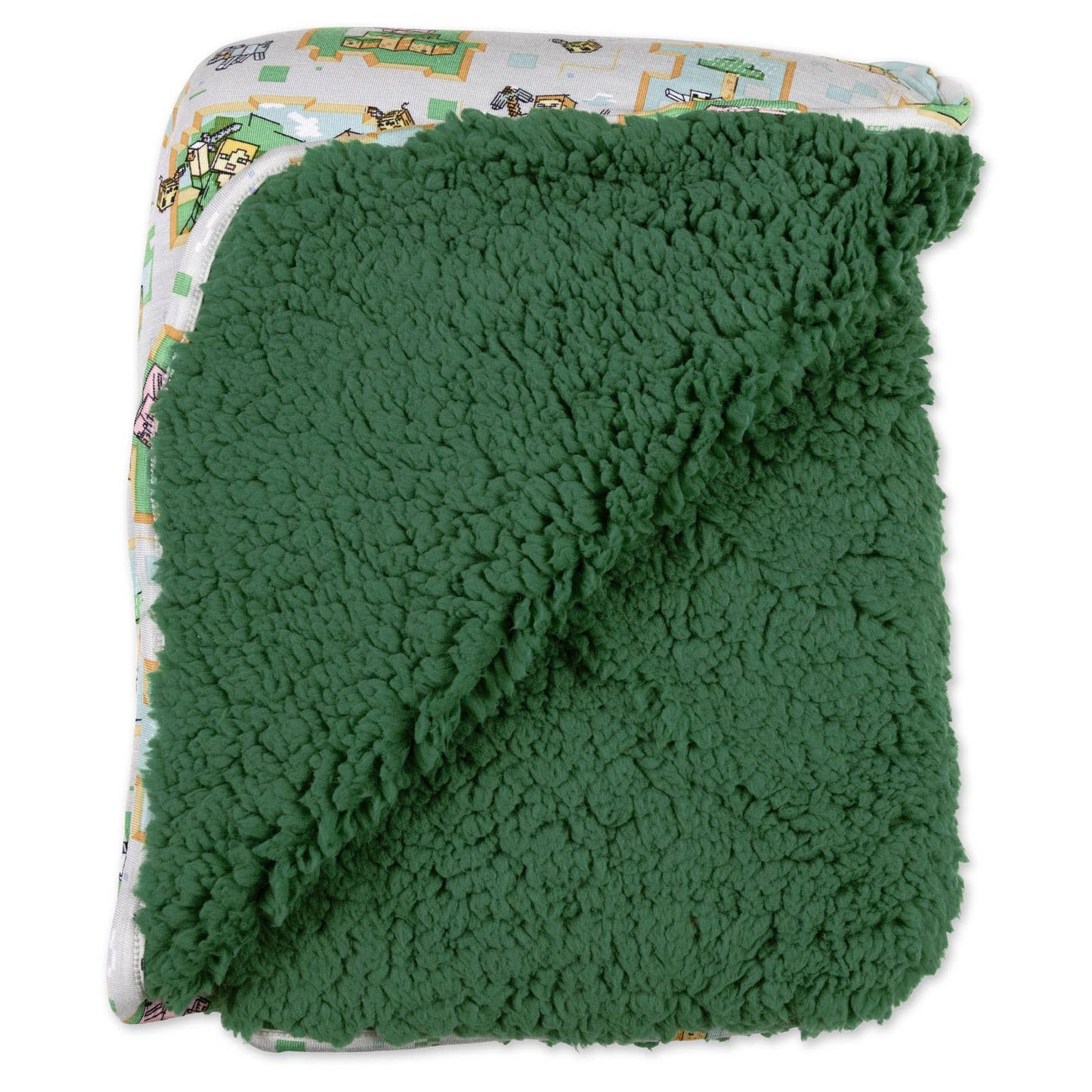Minecraft Overworld Dreams Bamboo Blanket: 45 x 60 in