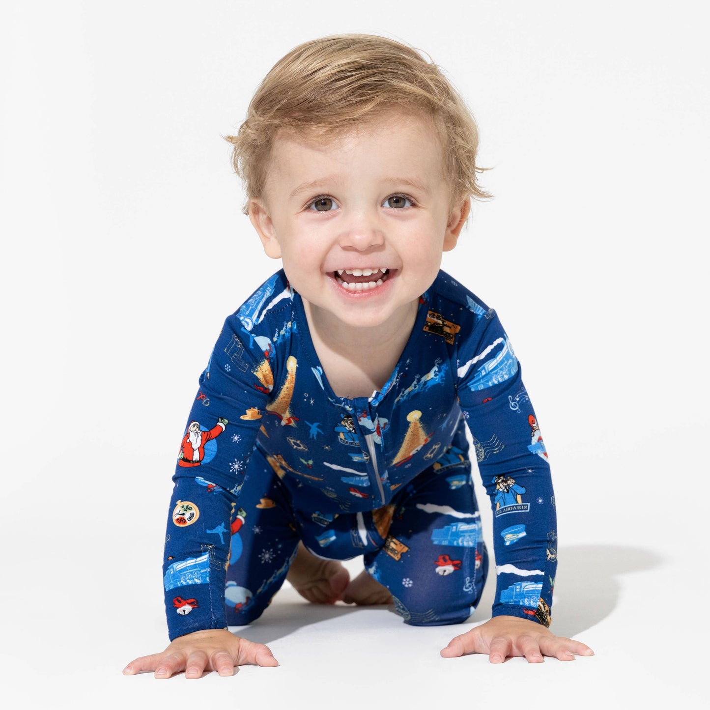 The Polar Express Bamboo Convertible Footie: 3-6 Months