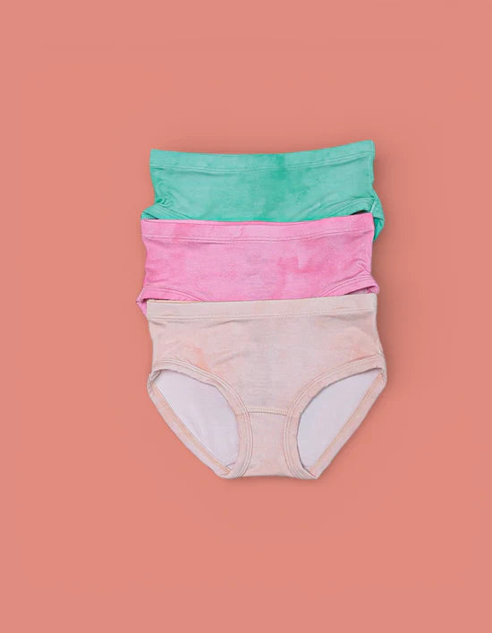 Girl's Dream Bamboo Underwear 3 Pack- ORANGE CREAMSICLE