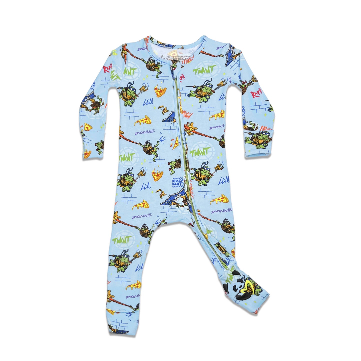 Teenage Mutant Ninja Turtles Pizza Bamboo Convertible Footie