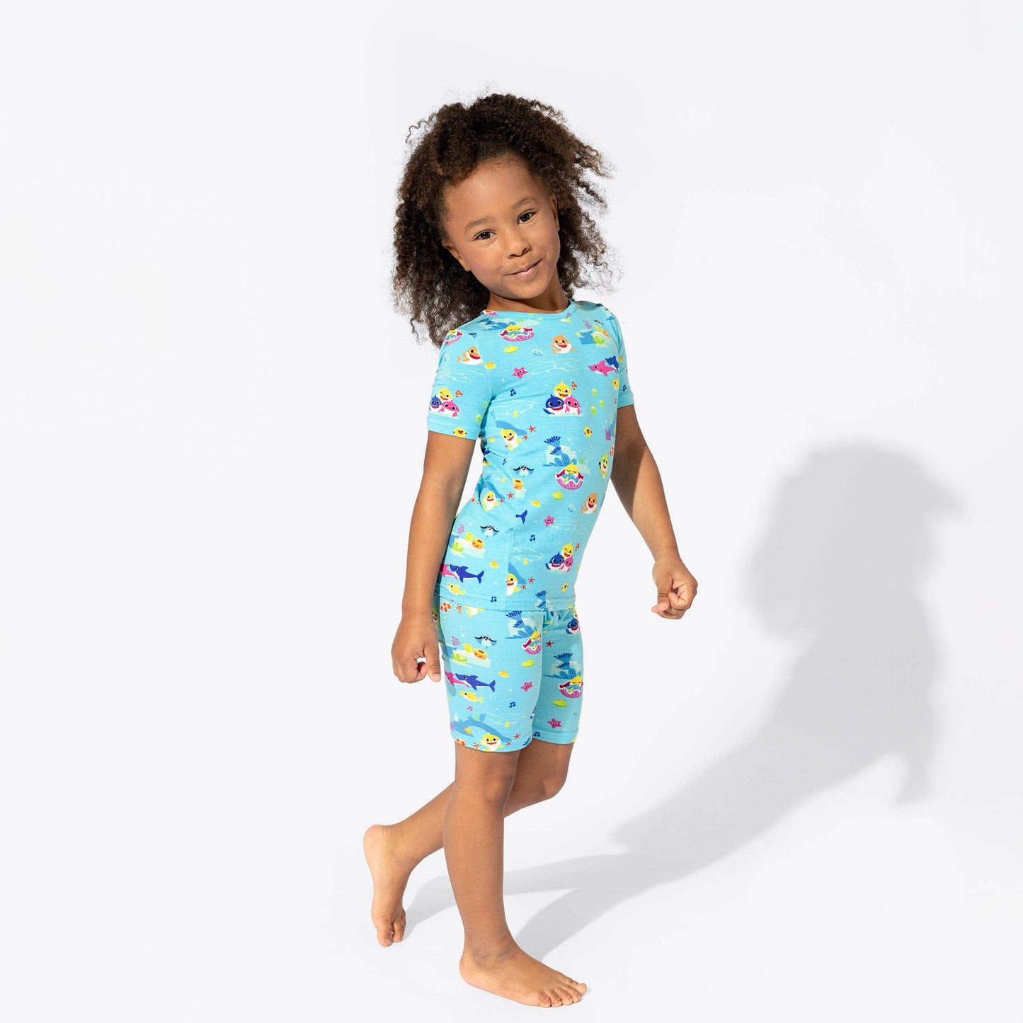 Baby Shark Kids Bamboo Short Set: 4T