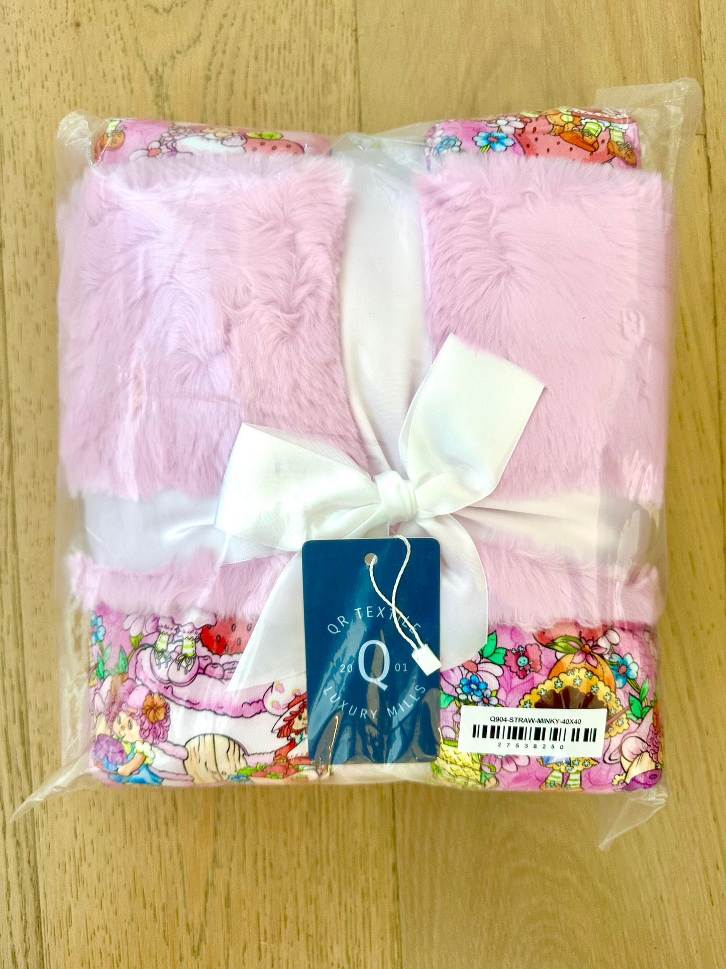 Large Minky Lush Blanket 50x65-STRAWBERRY FRIENDS
