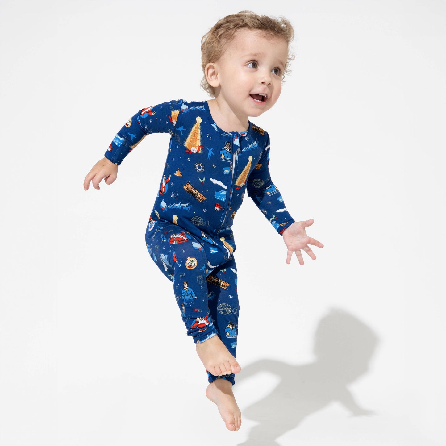 The Polar Express Bamboo Convertible Footie: 3-6 Months