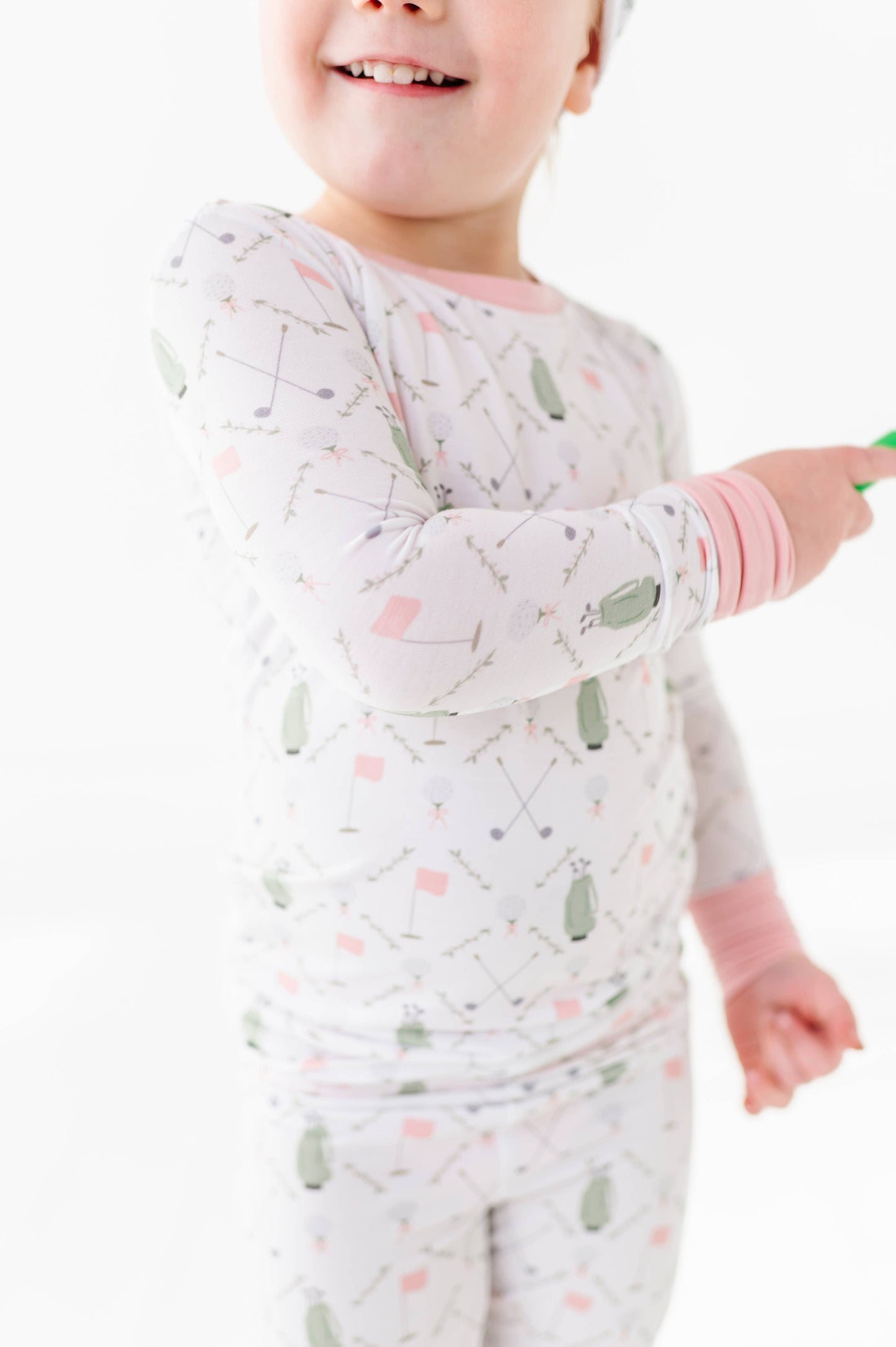 Dressed to the Tee Long Sleeves and Pants- Pink