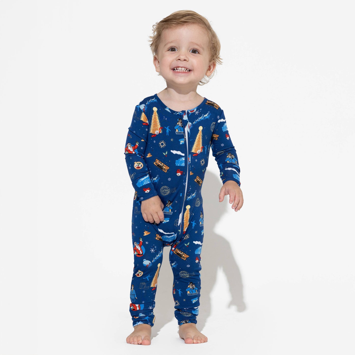 The Polar Express Bamboo Convertible Footie: 3-6 Months