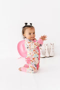 Bamboo Ruffle Convertible Romper- DELILAH