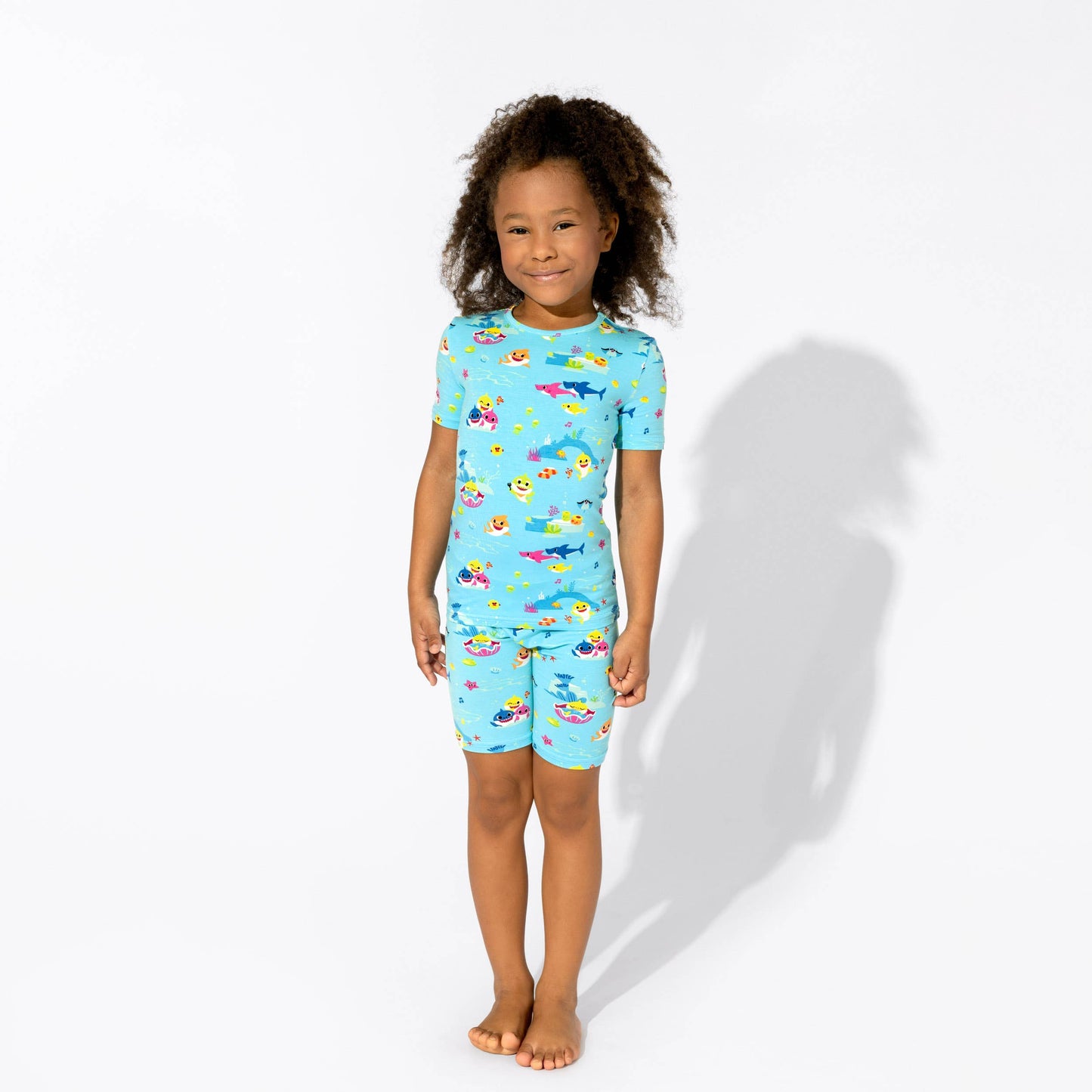 Baby Shark Kids Bamboo Short Set: 4T