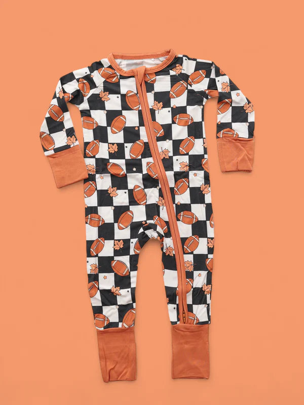 Dream Convertible Romper- CHECK YEAH FOOTBALL