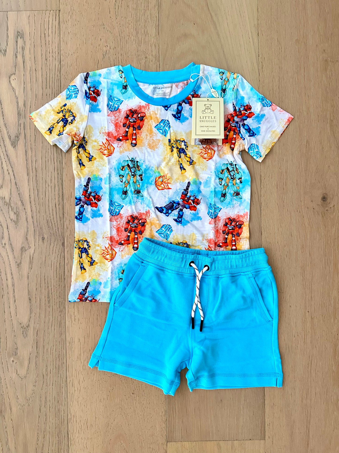 Bamboo Short Sleeve & Short Set (KNOX)- FAV AUTOBOTS