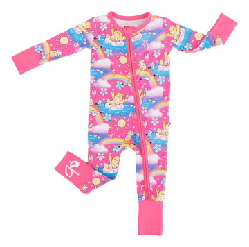Bamboo Convertible Romper- CARE BEARS SUMMER FUN