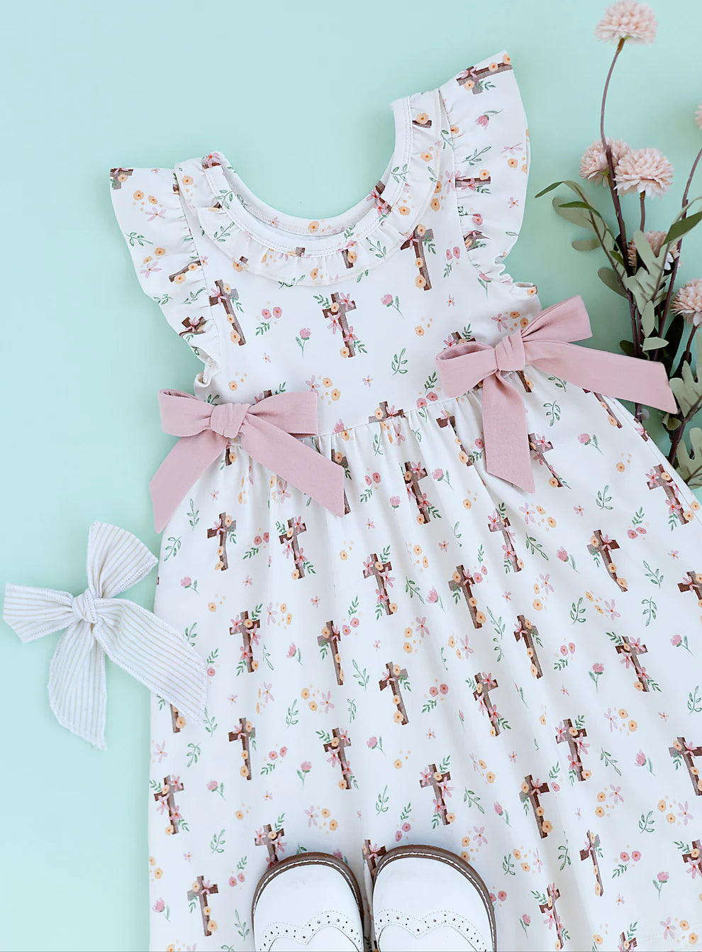 Bamboo/Cotton Birdie Dress- FAITH