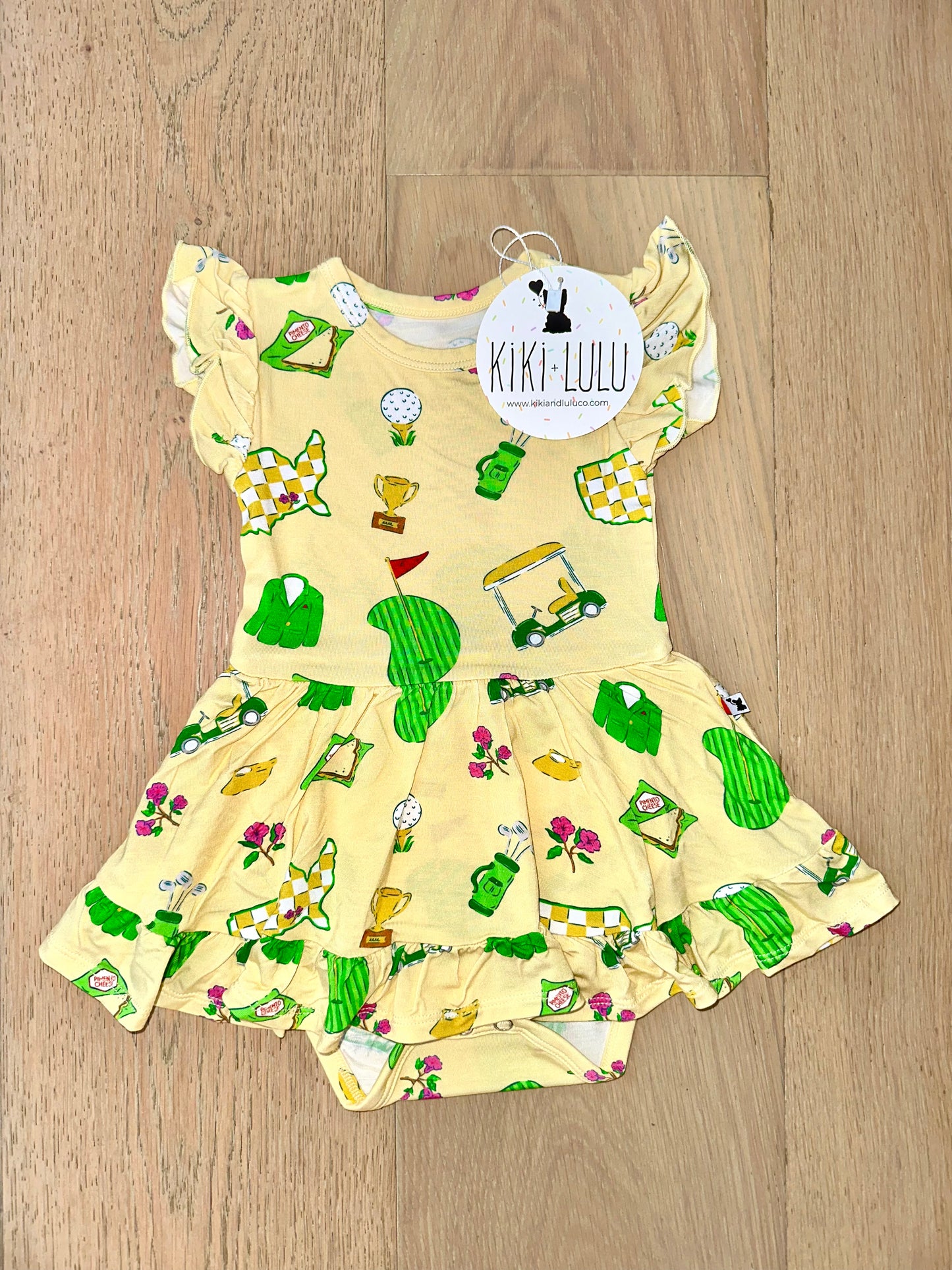 2025 Masters- Dreaming of Green Jackets Twirl Dress