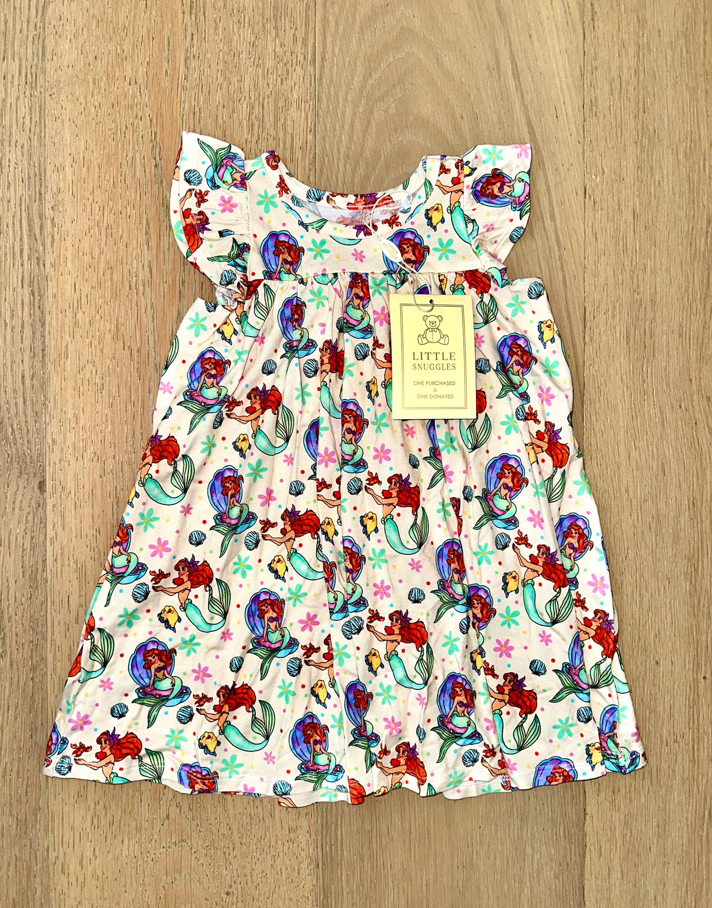 Girls Bamboo Slumber Dress OR Gown-SUMMER LOVE KISS THE GIRL