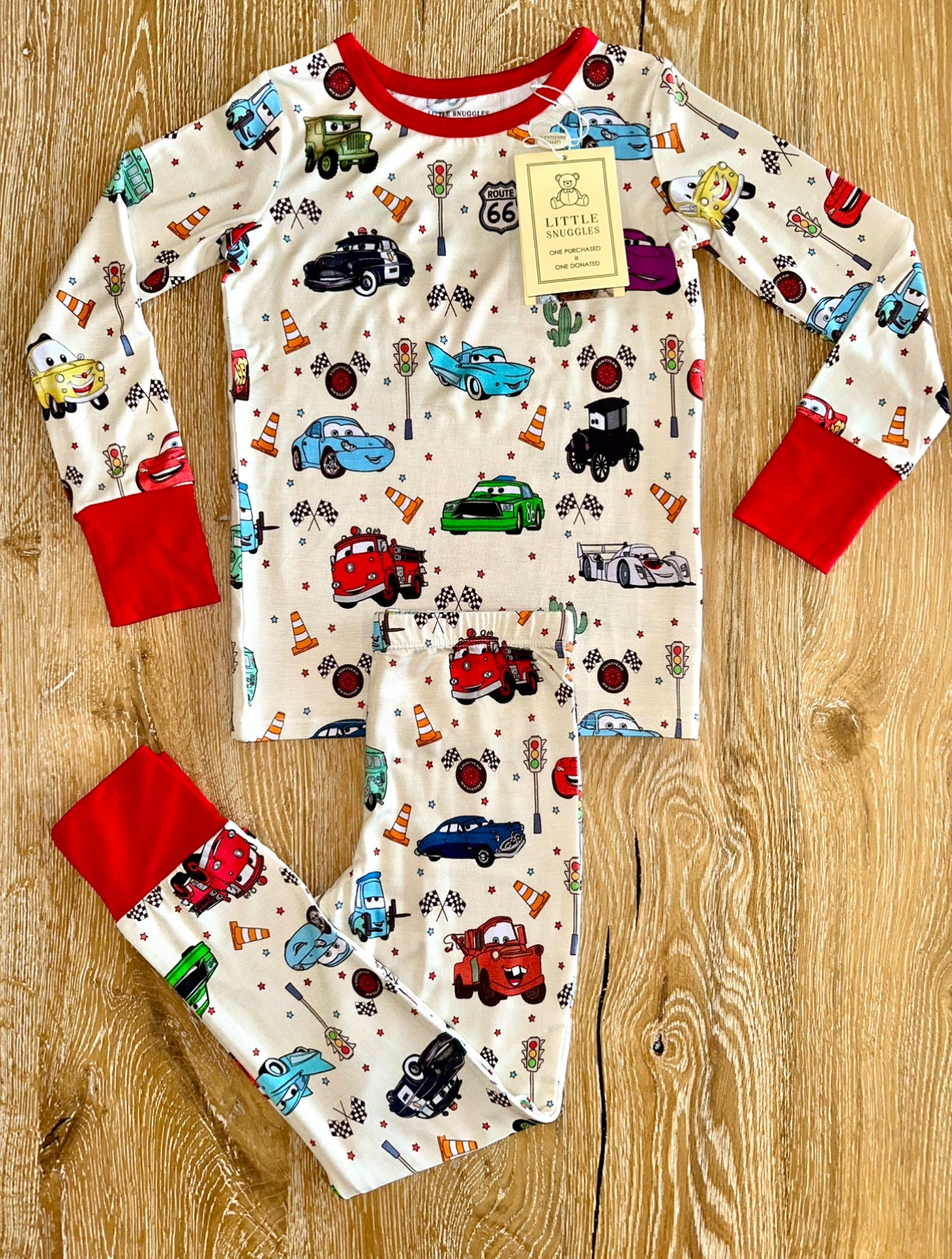 Bamboo (Willow) Long Sleeve Lounge Set- ROUTE 66 CARS