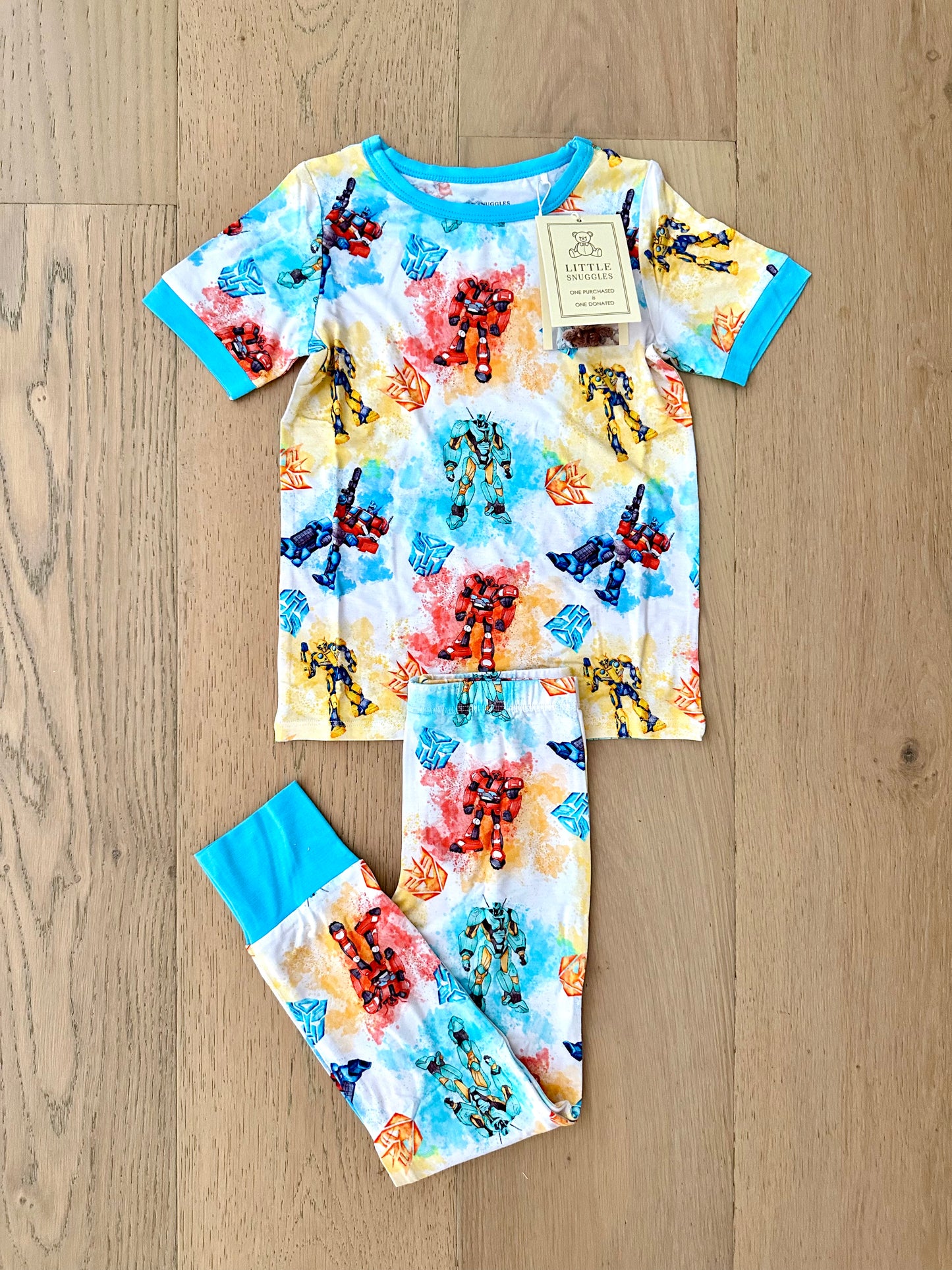 Bamboo (Kennedy) Short Sleeve Pant Lounge Set-FAV AUTOBOTS