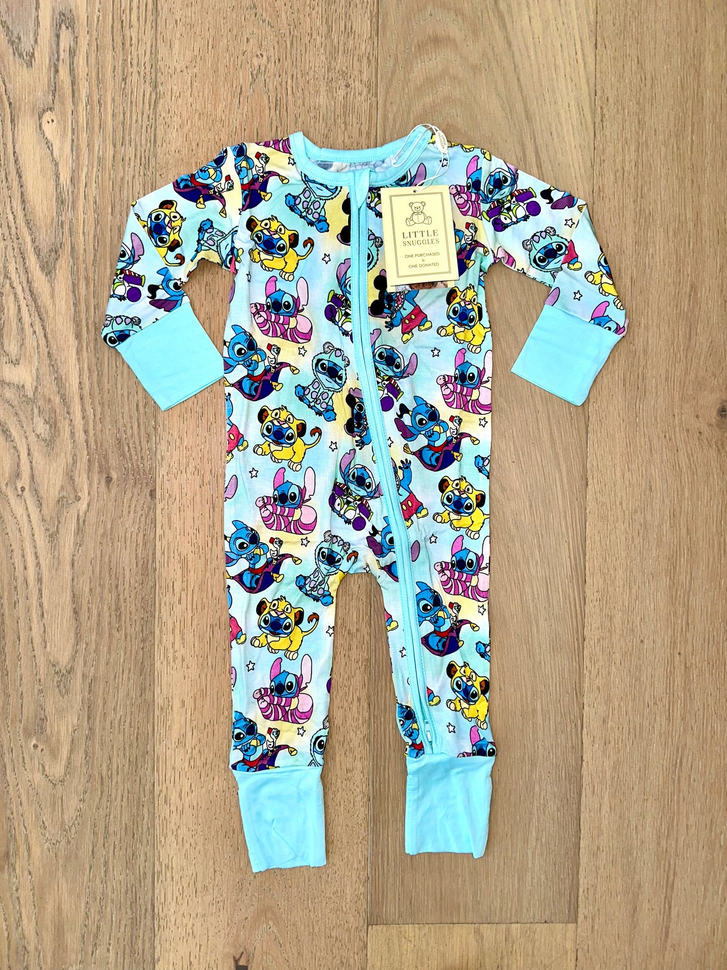 Bamboo (Connor) Zippy Romper- PARK FUN COSTUME STITCHES