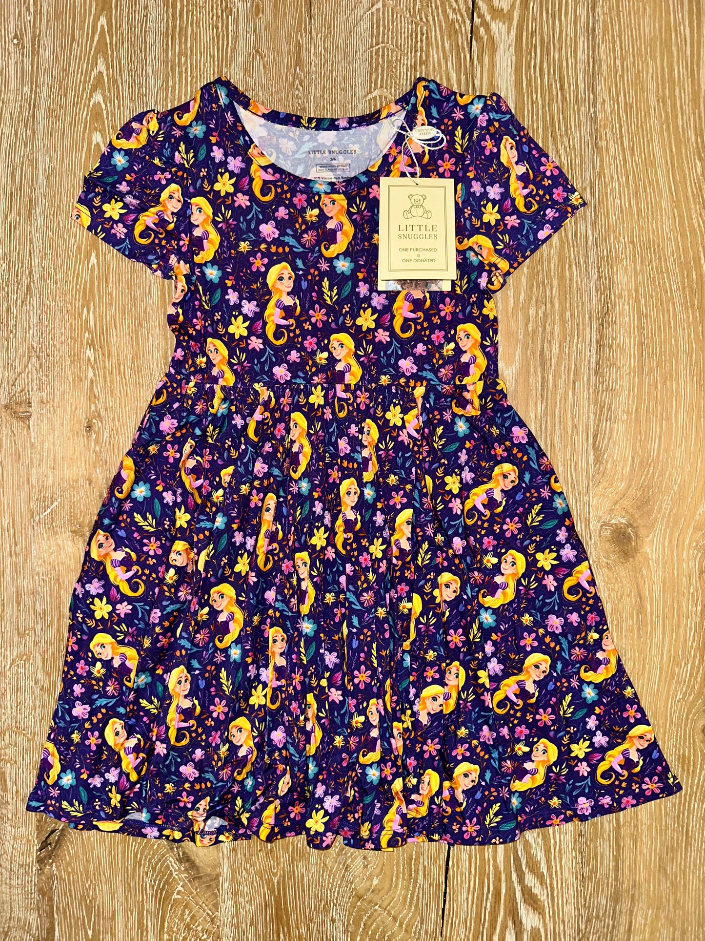 Girls Bamboo Twirl Dress- GIFTS GALORE LOST PRINCESS