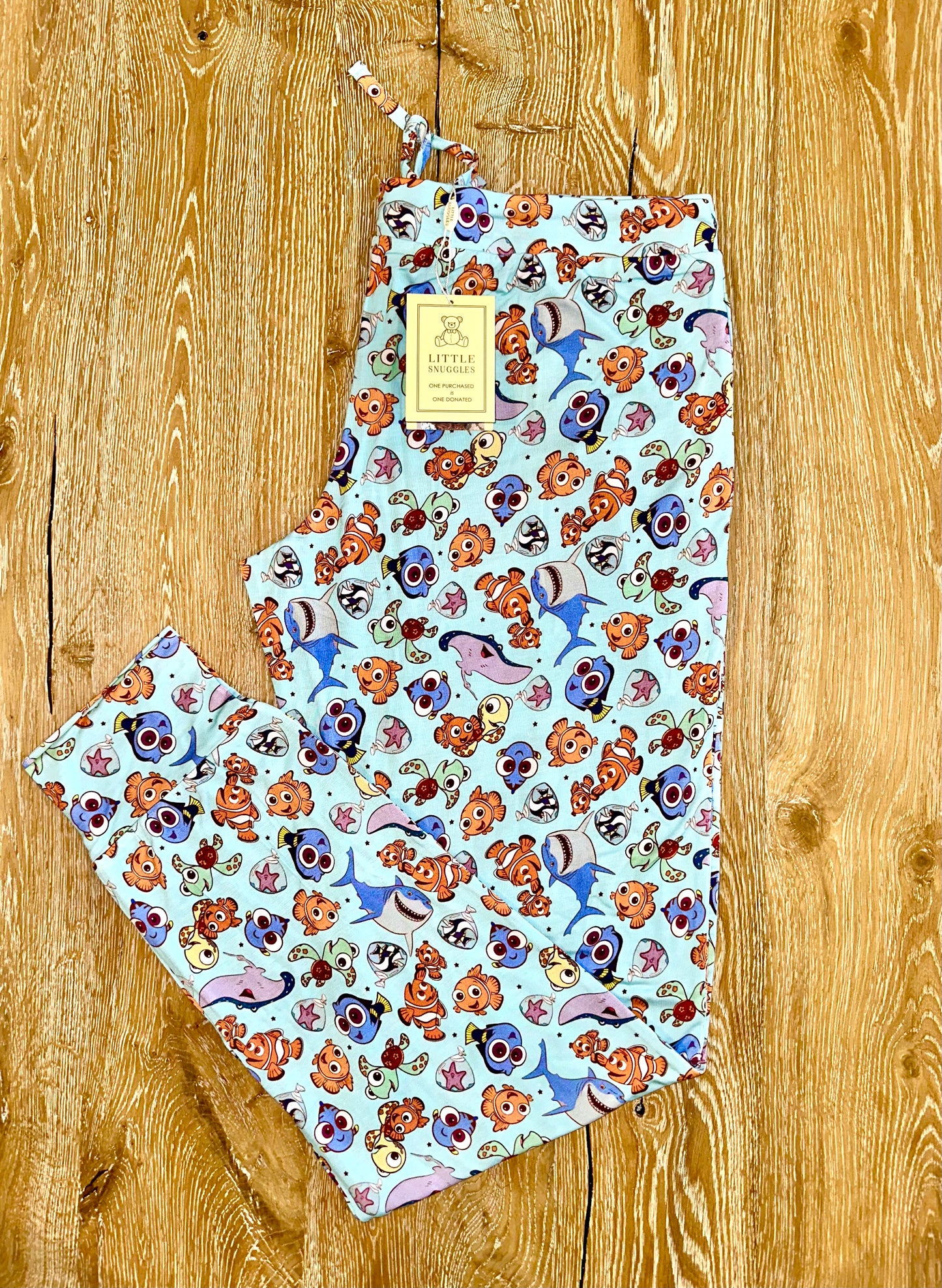 Women’s Bamboo Lounge Joggers- NAUGHTY OR NICE REEF FRIENDS