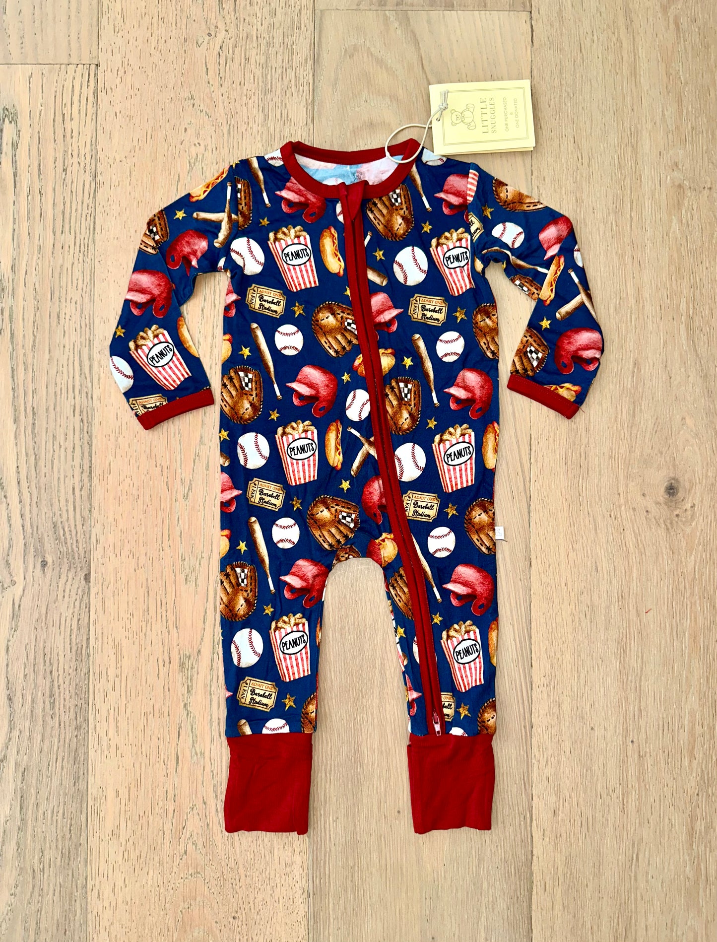 Bamboo (Connor) Zippy Romper- SUNNY DAYS HOME RUN