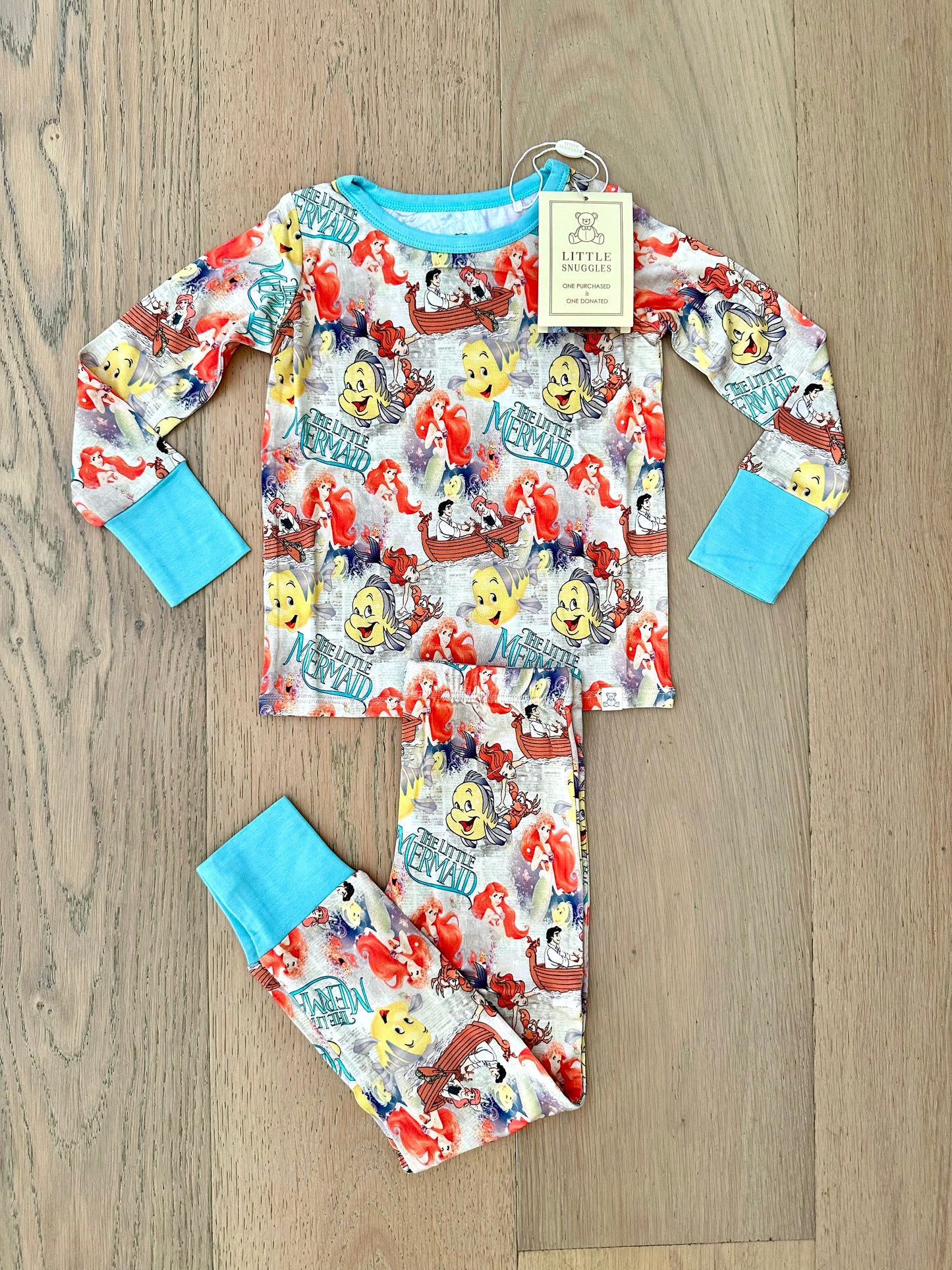 Bamboo (Willow) Long Sleeve Lounge Set- VINTAGE TALES MERMAID PRINCESS