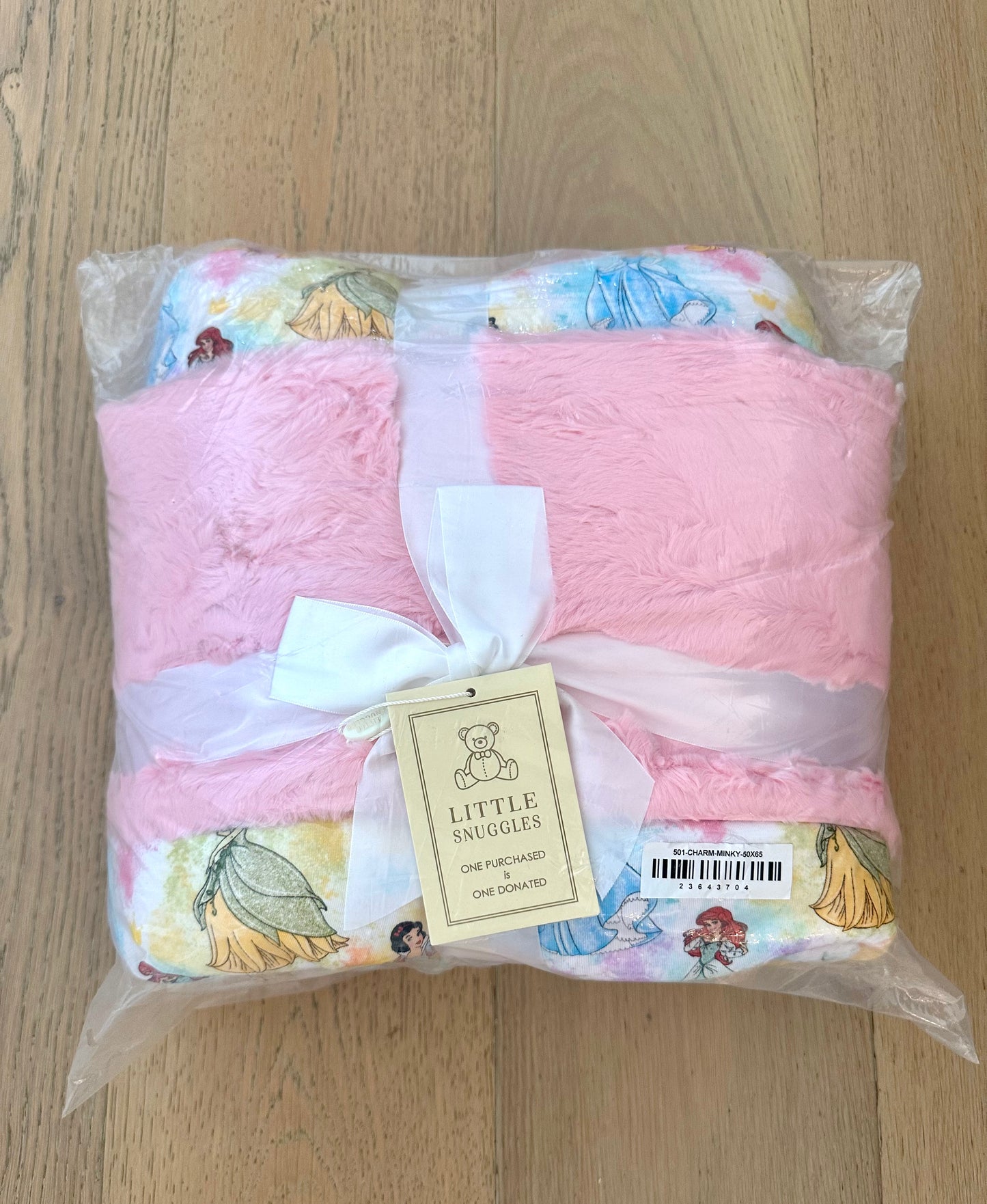 Large Minky Lush Blanket 50x65- MAGIC MOMENTS PRINCESS CHARM