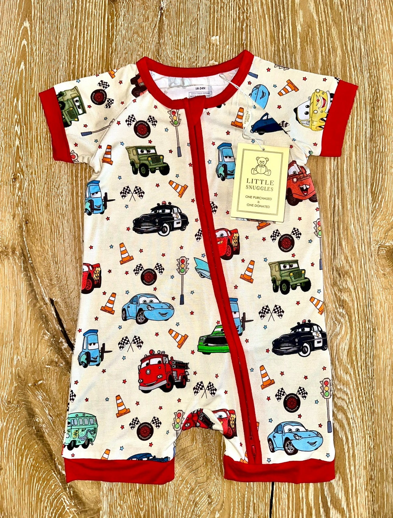 Bamboo Shorty Romper-ROUTE 66