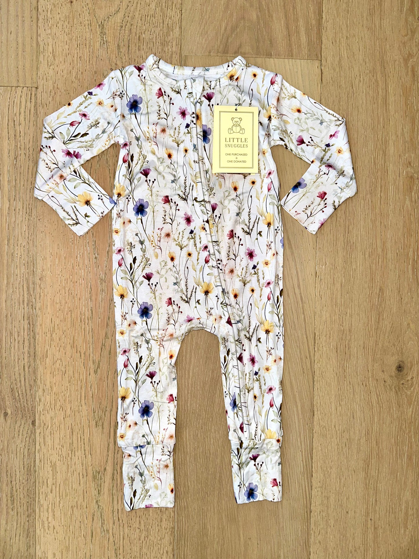 Bamboo (Connor) Zippy Romper-WILD MEADOWS