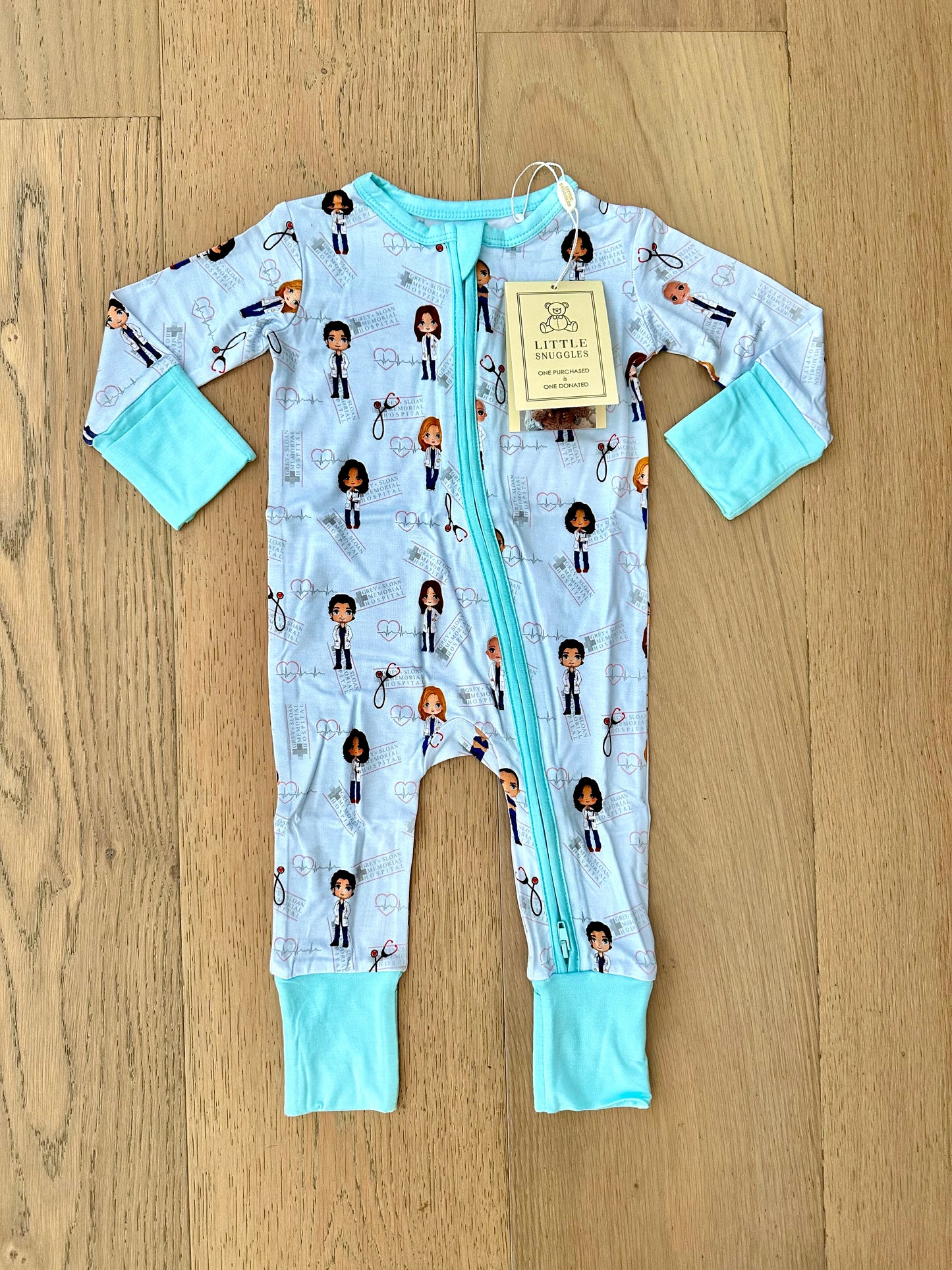 Bamboo (Connor) Zippy Romper- PRIME TIME YOU'RE MY PERSON