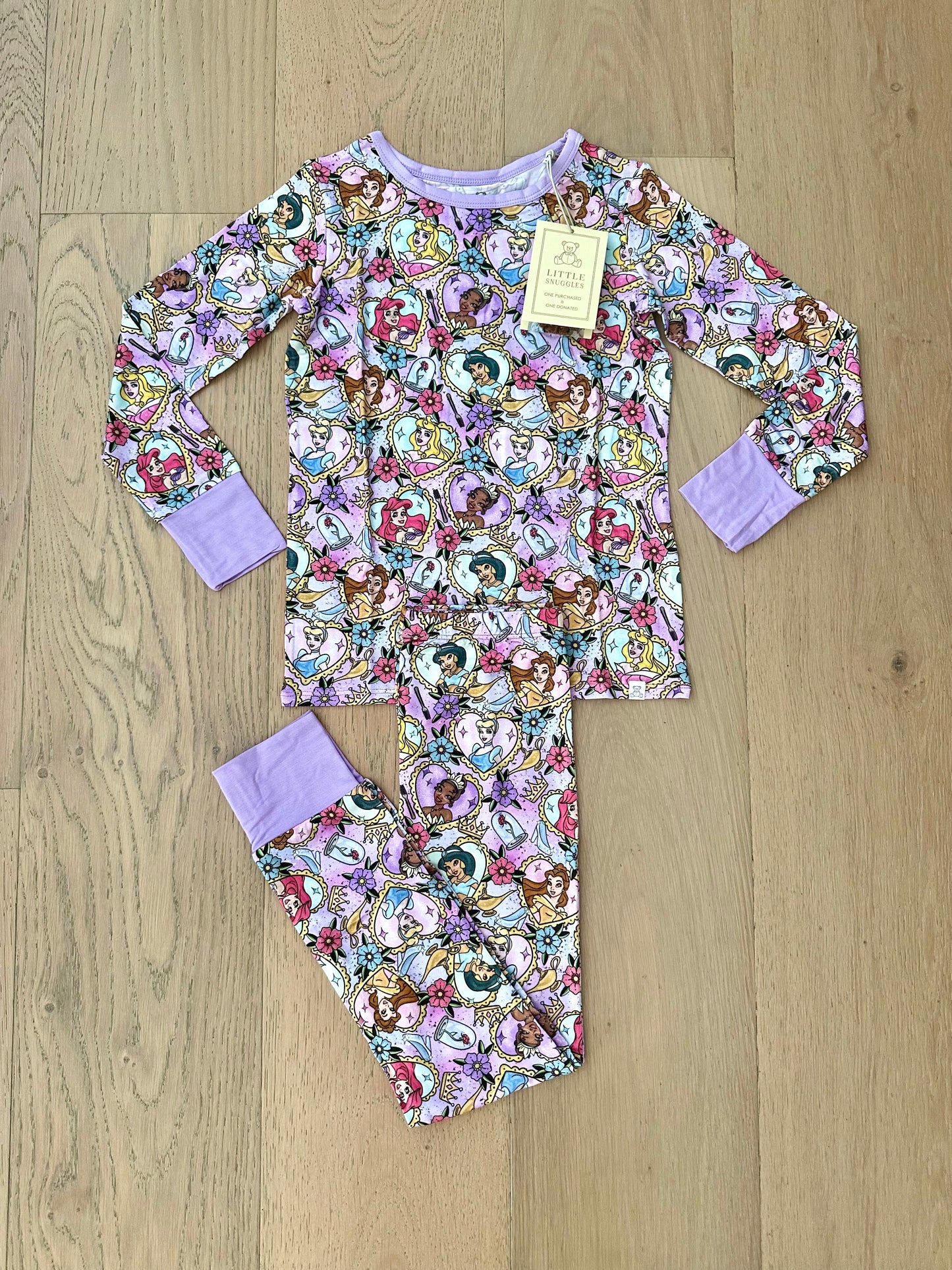 Bamboo (Willow) Long Sleeve Lounge Set- PRINCESS LOVE