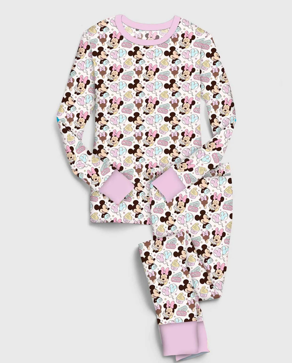 Bamboo (Willow) Long Sleeve Lounge Set- FAV MINI SWEETS