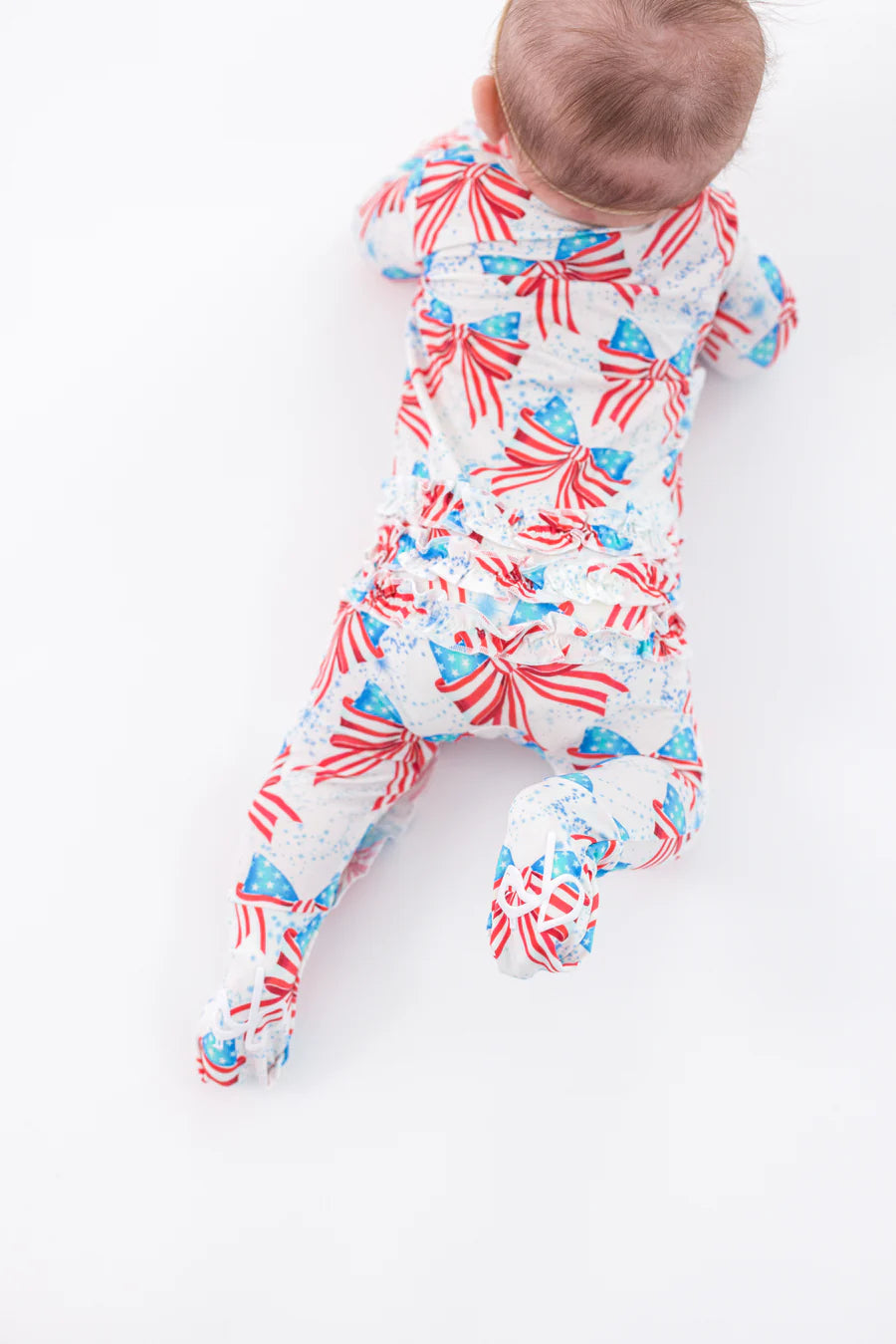 Bamboo Ruffle Convertible Romper- BELLE
