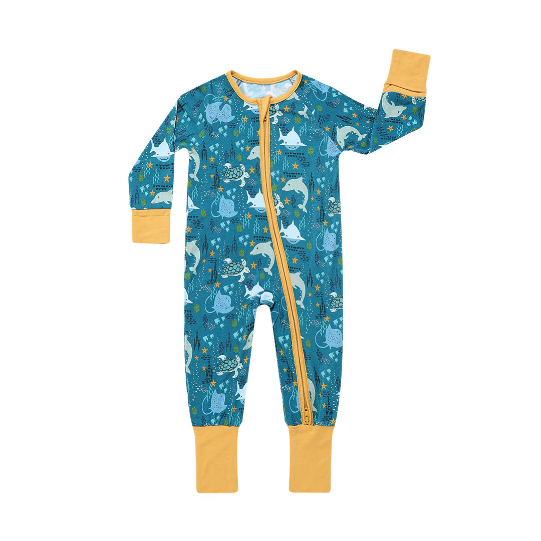 Bamboo Convertible Zippy- Ocean Friends