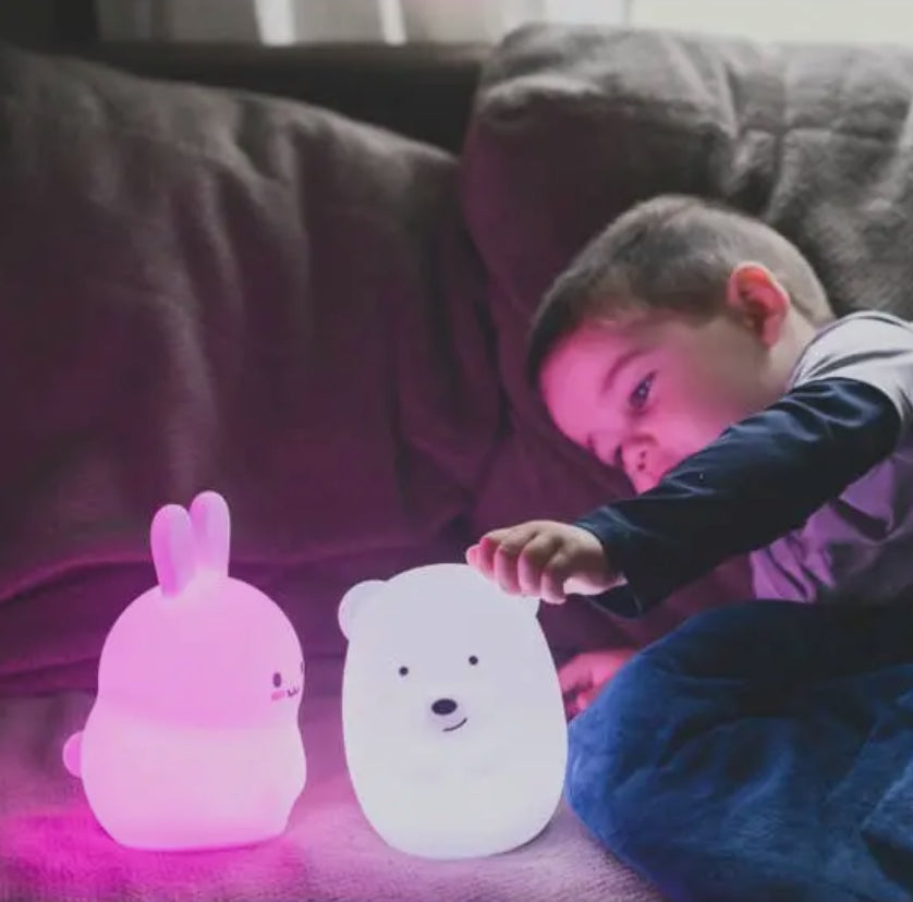 LumiPets LED Night Light with Remote- BEAR