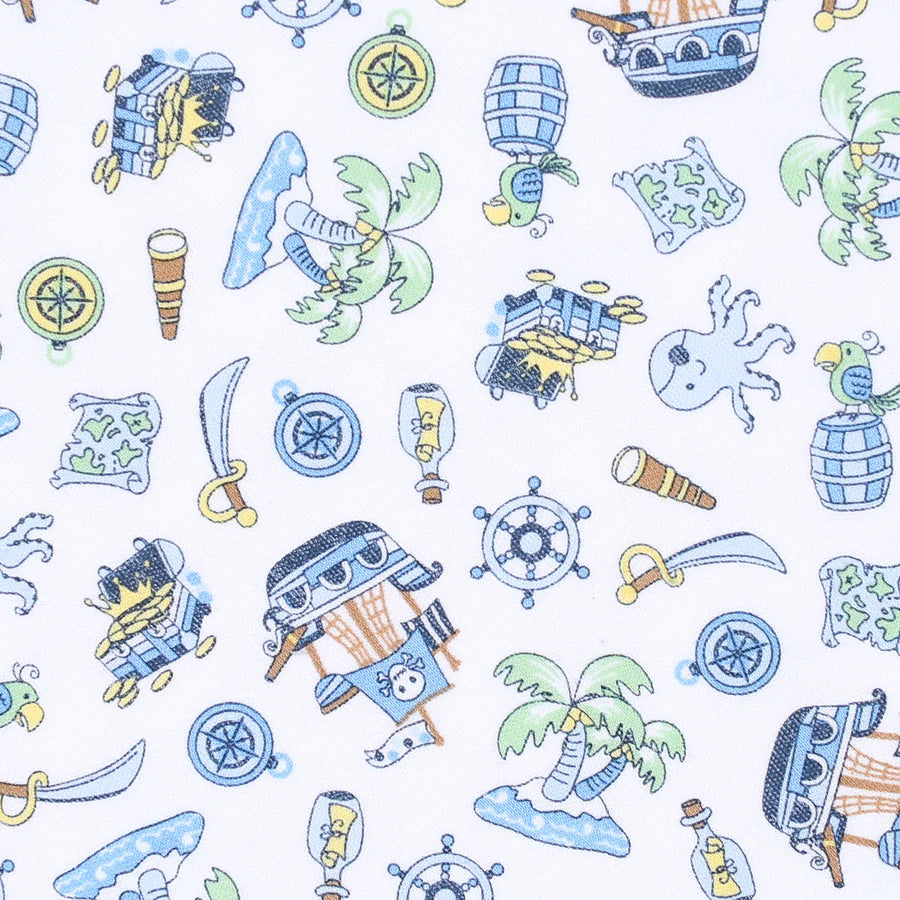 Sleeveless Short Playsuit- Pirate’s Treasure