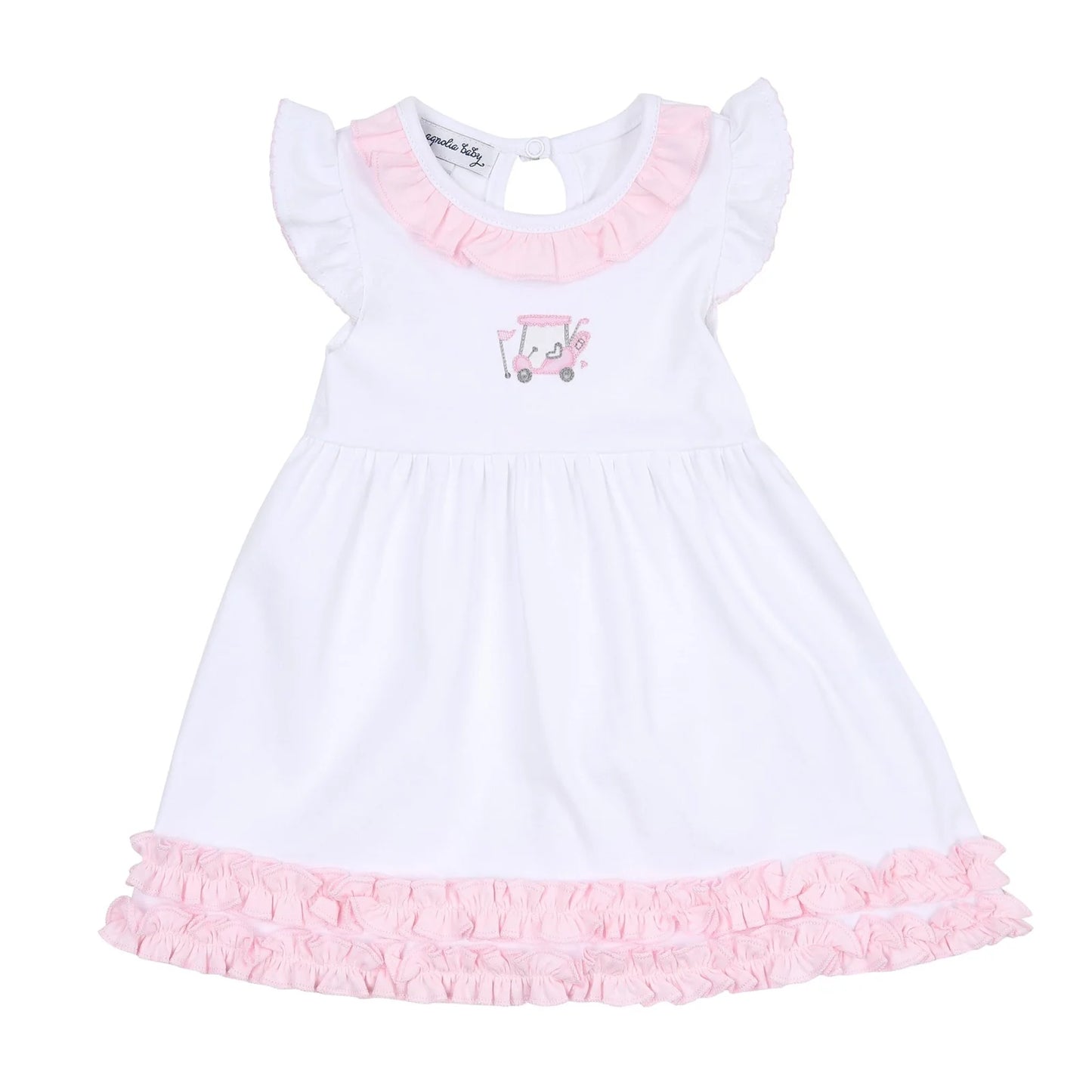 Embroidered Toddler Dress -Putting Around