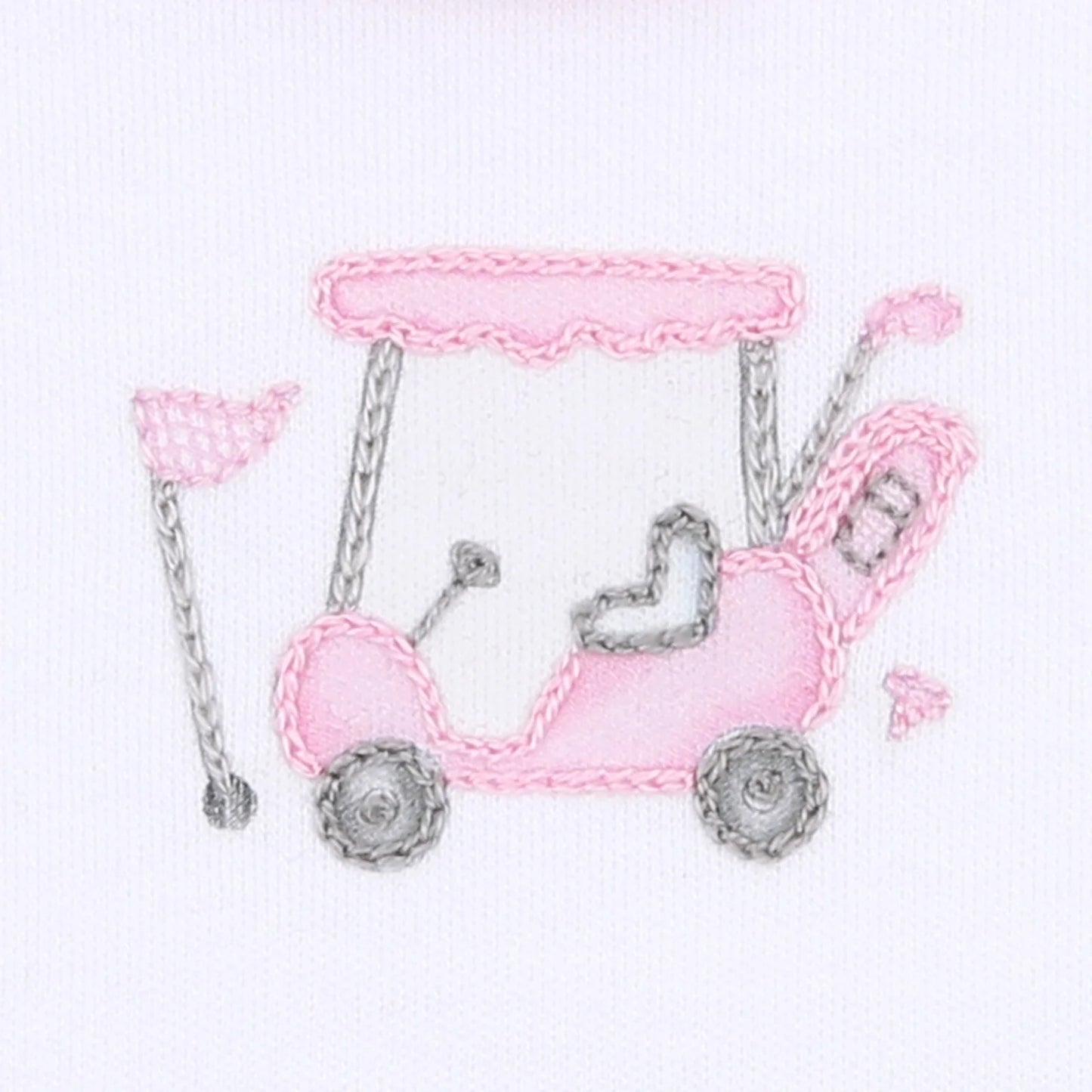 Embroidered Toddler Dress -Putting Around