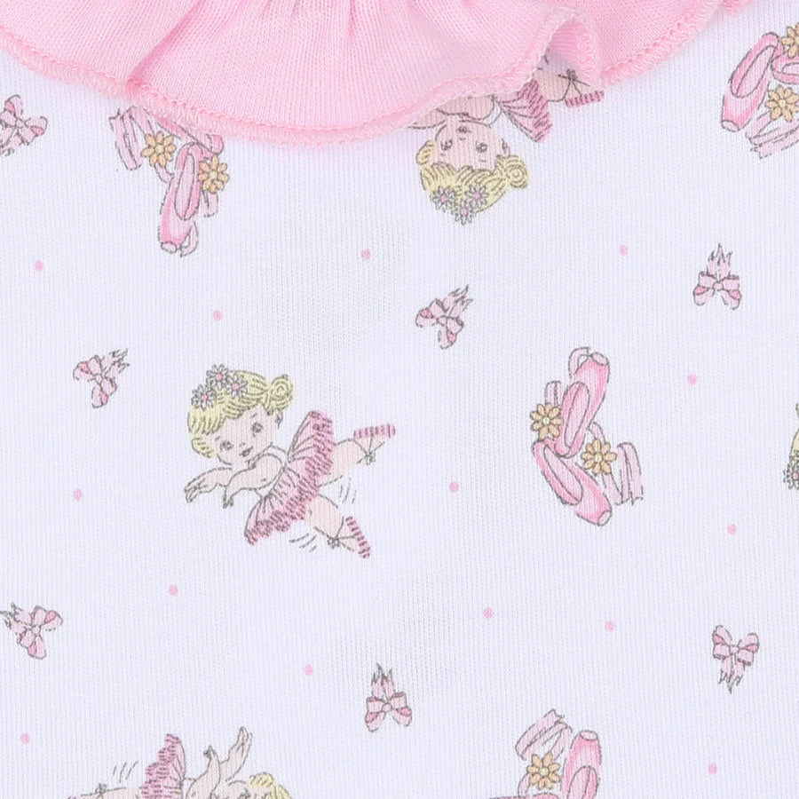 Vintage Tiny Toes Print Sleeveless Dress