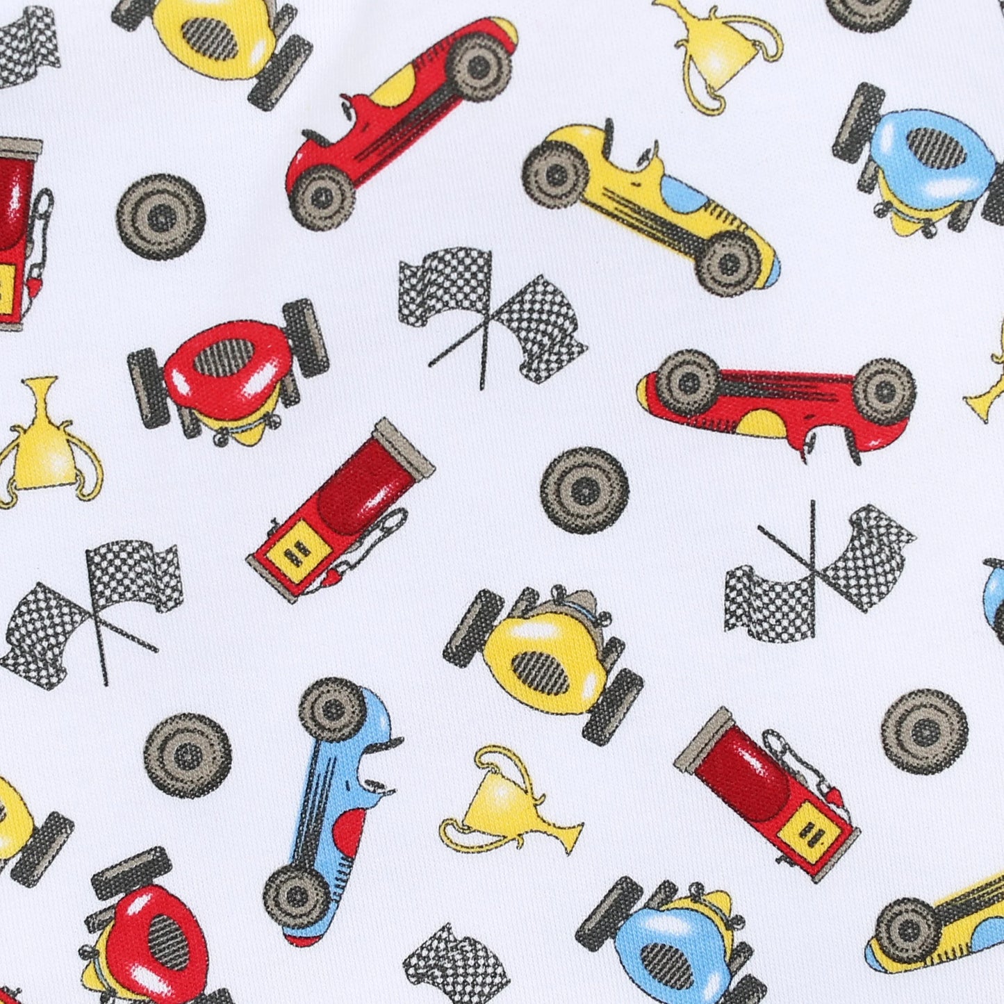 Grand Prix Print Sleeveless Bubble