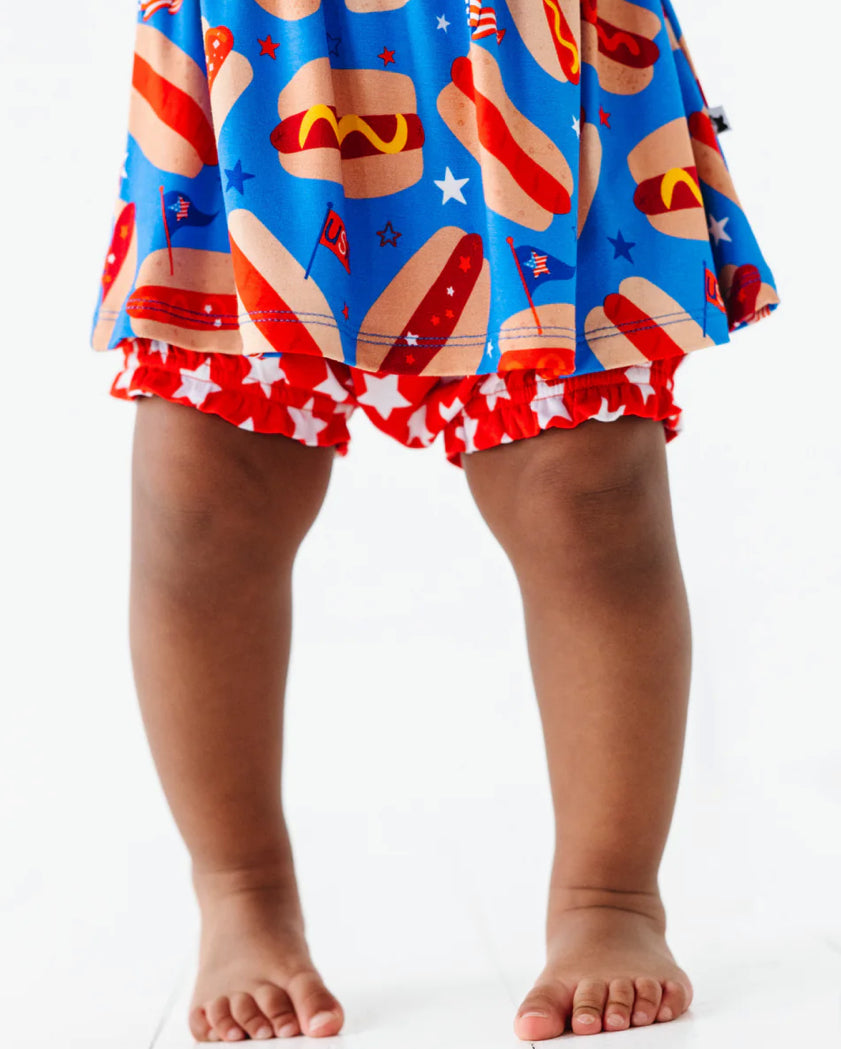It’s The Fourth of July and It Makes Me Want A Hot Dog Real Bad Bummie Set
