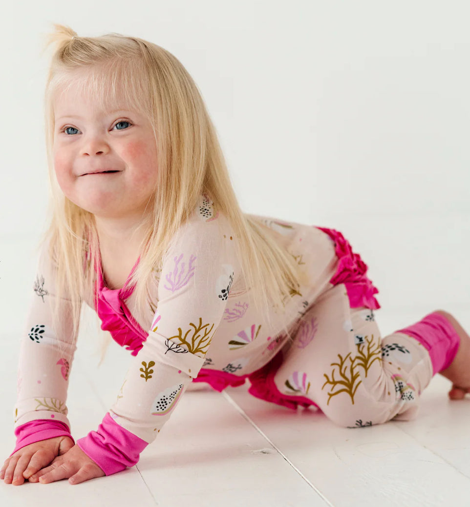That’s What Sea Said Convertible Footies with Ruffle