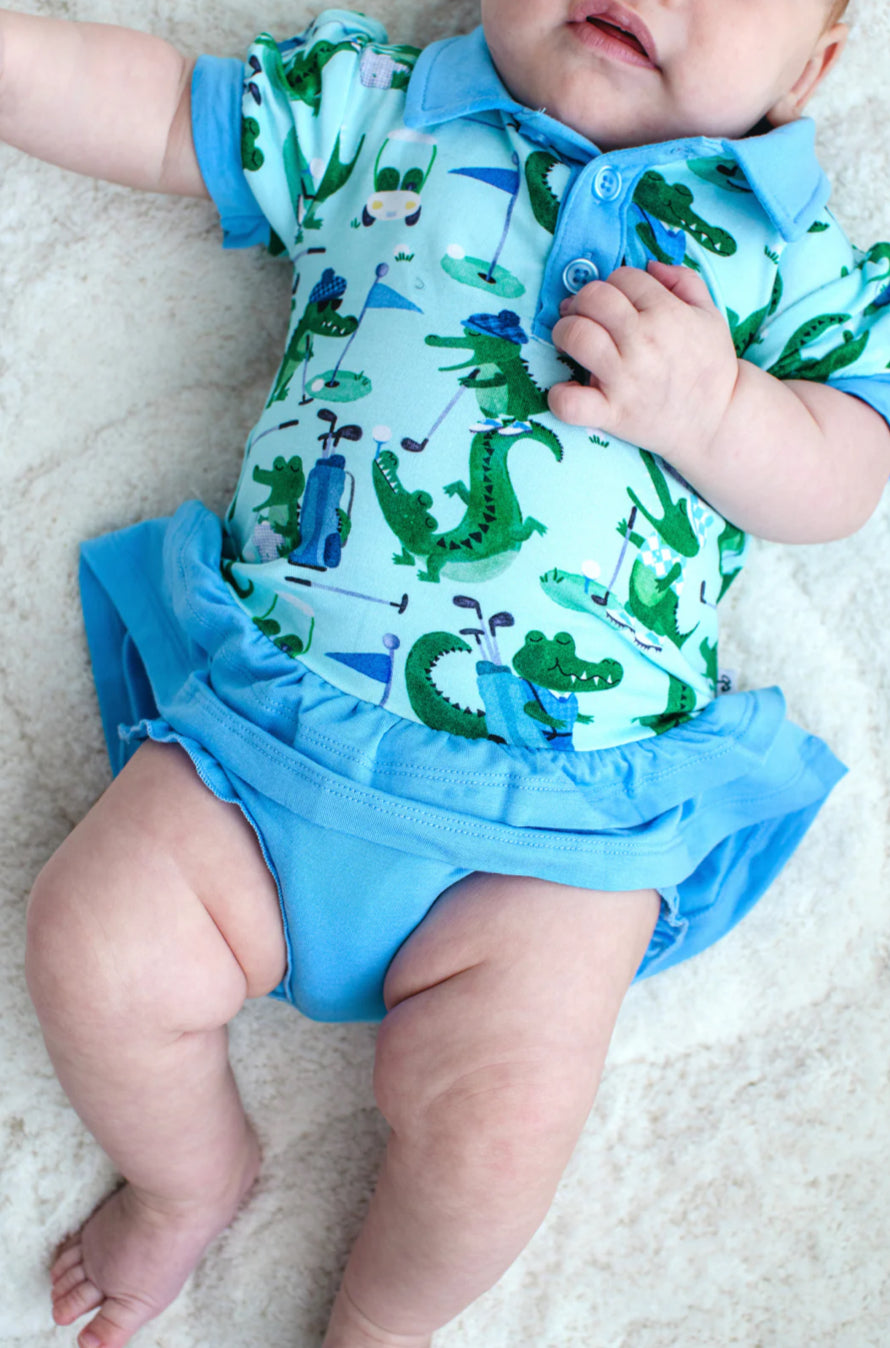 Peplum Bummie Set- PALMER