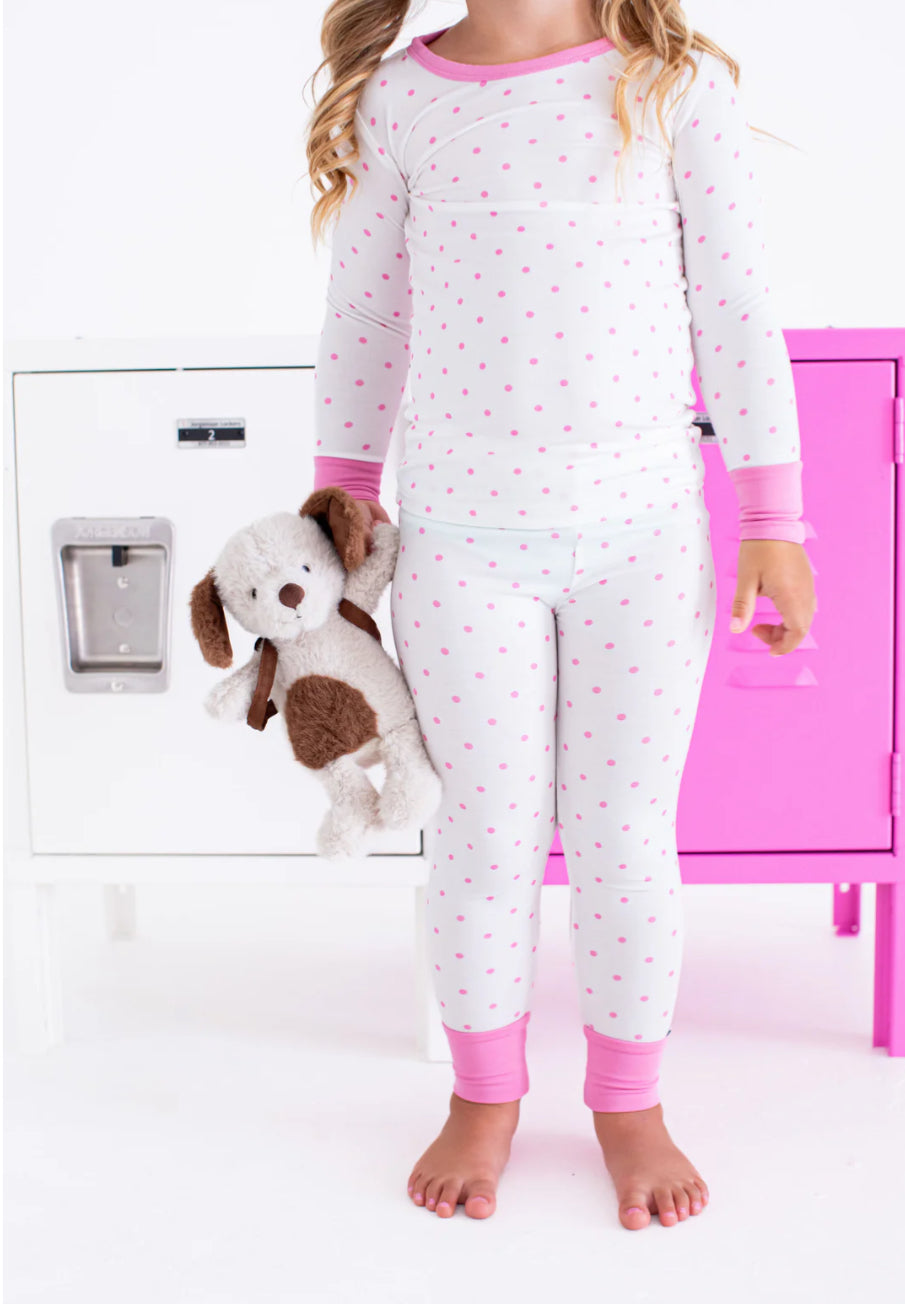 Marie Polka Dot 2pc Pajama Set