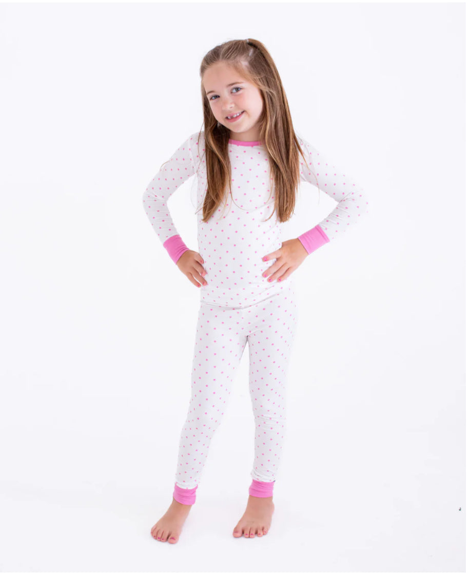 Marie Polka Dot 2pc Pajama Set