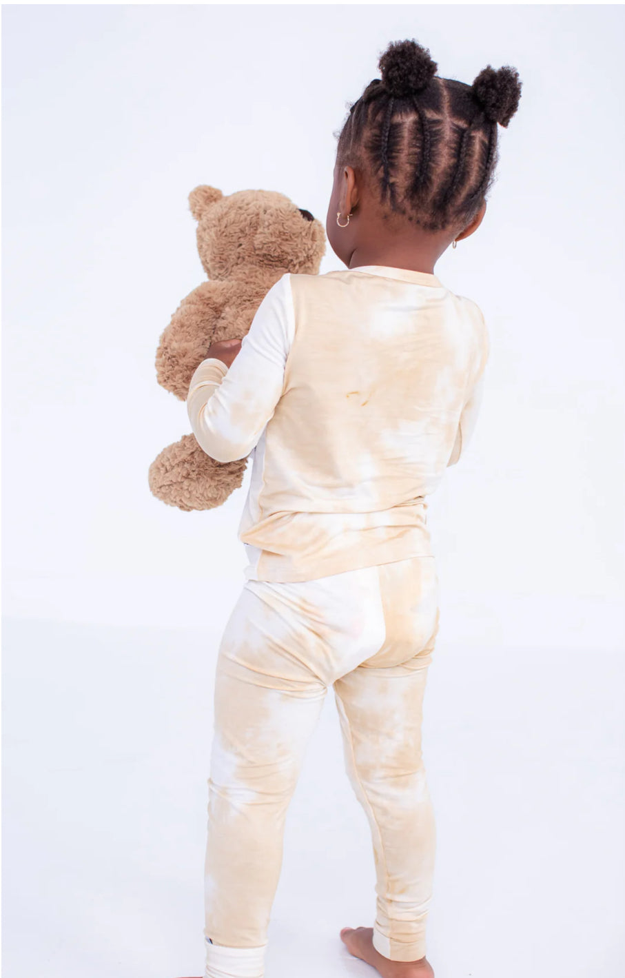 Ivory Tie-Dye 2pc Pajama Set