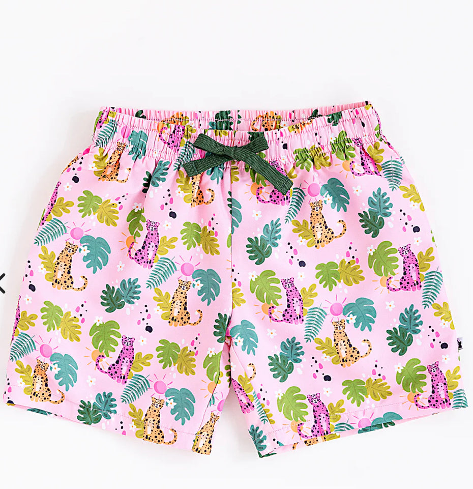 Spot On Cheetah Boys Swim Trunks